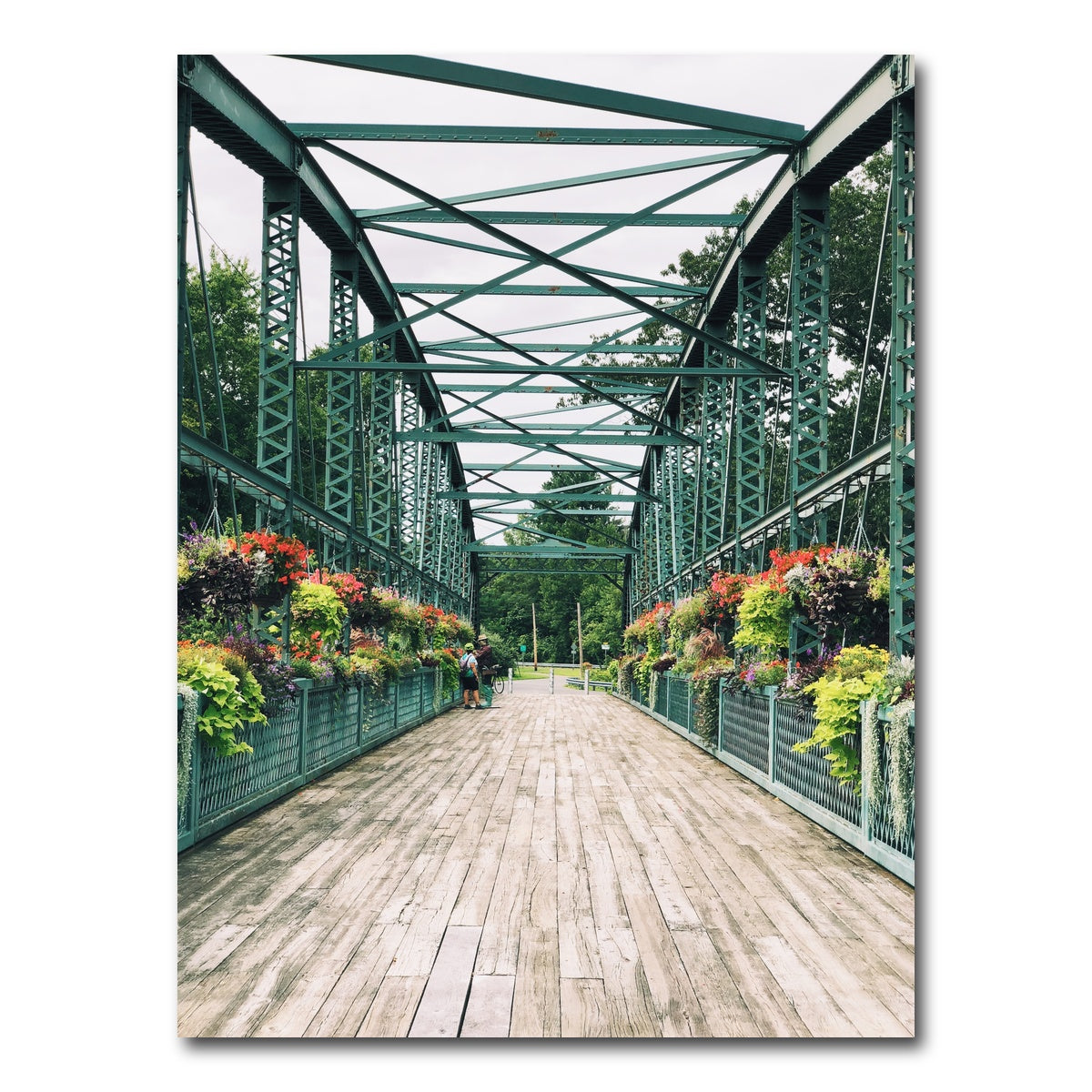 AUTO-MOCKUP WHITE | Old Drake Hill Flower Bridge | 1 Piece | Gallery Wrap Canvas | group=3x4