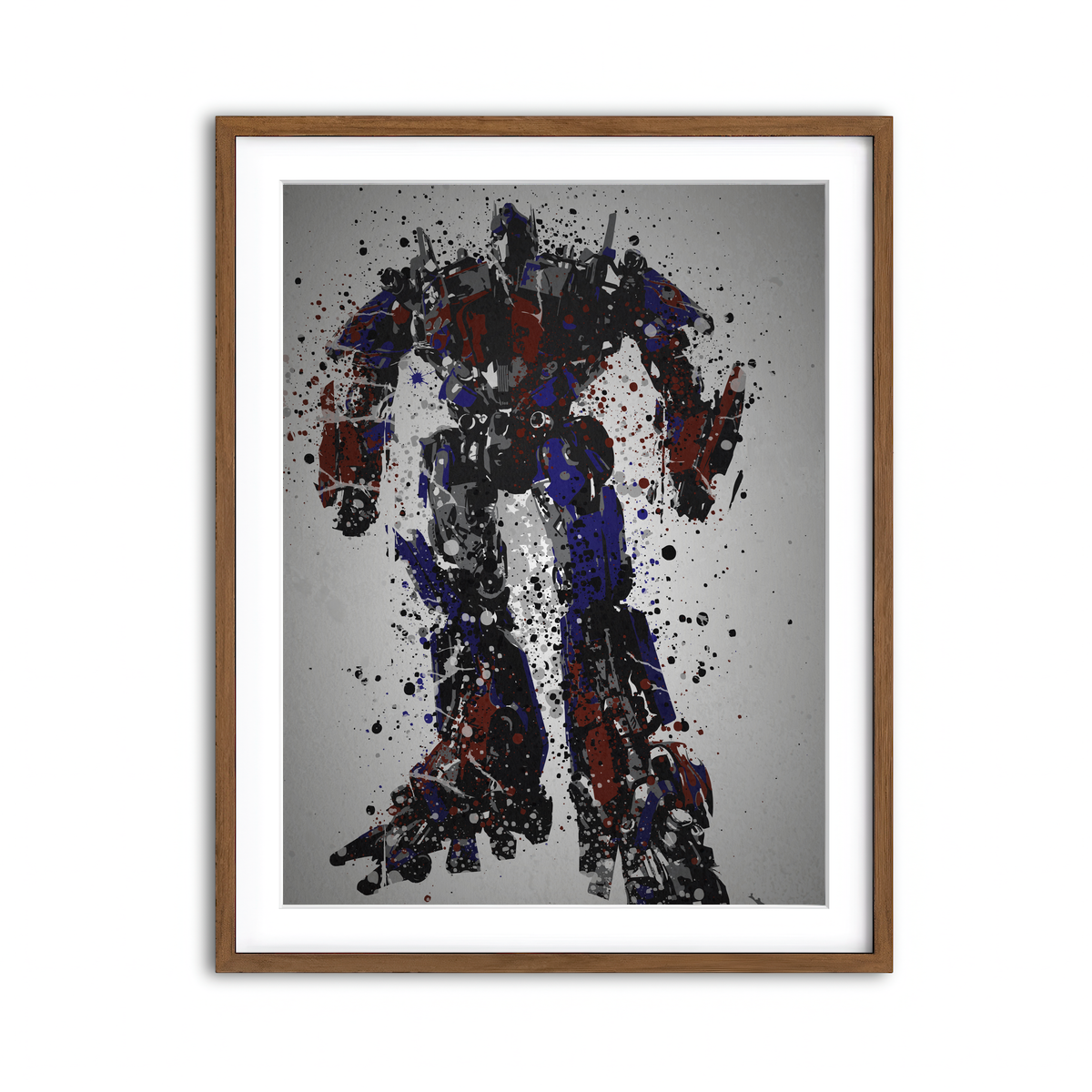 Framed Print 3x4 Walnut