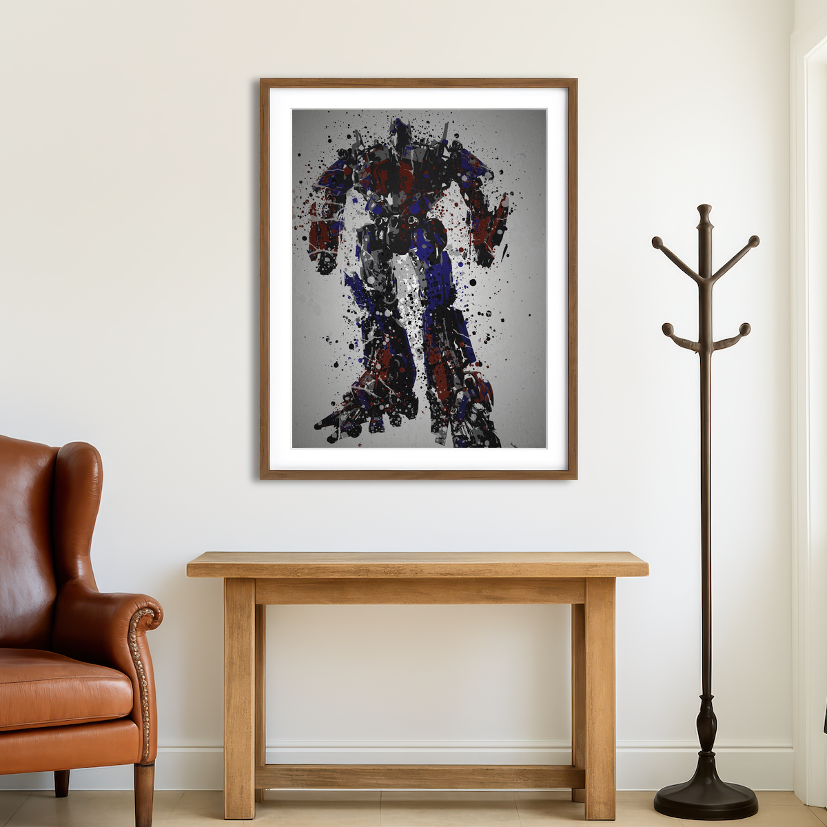 AUTO-MOCKUP ROOM | Optimus Prime Wall Art