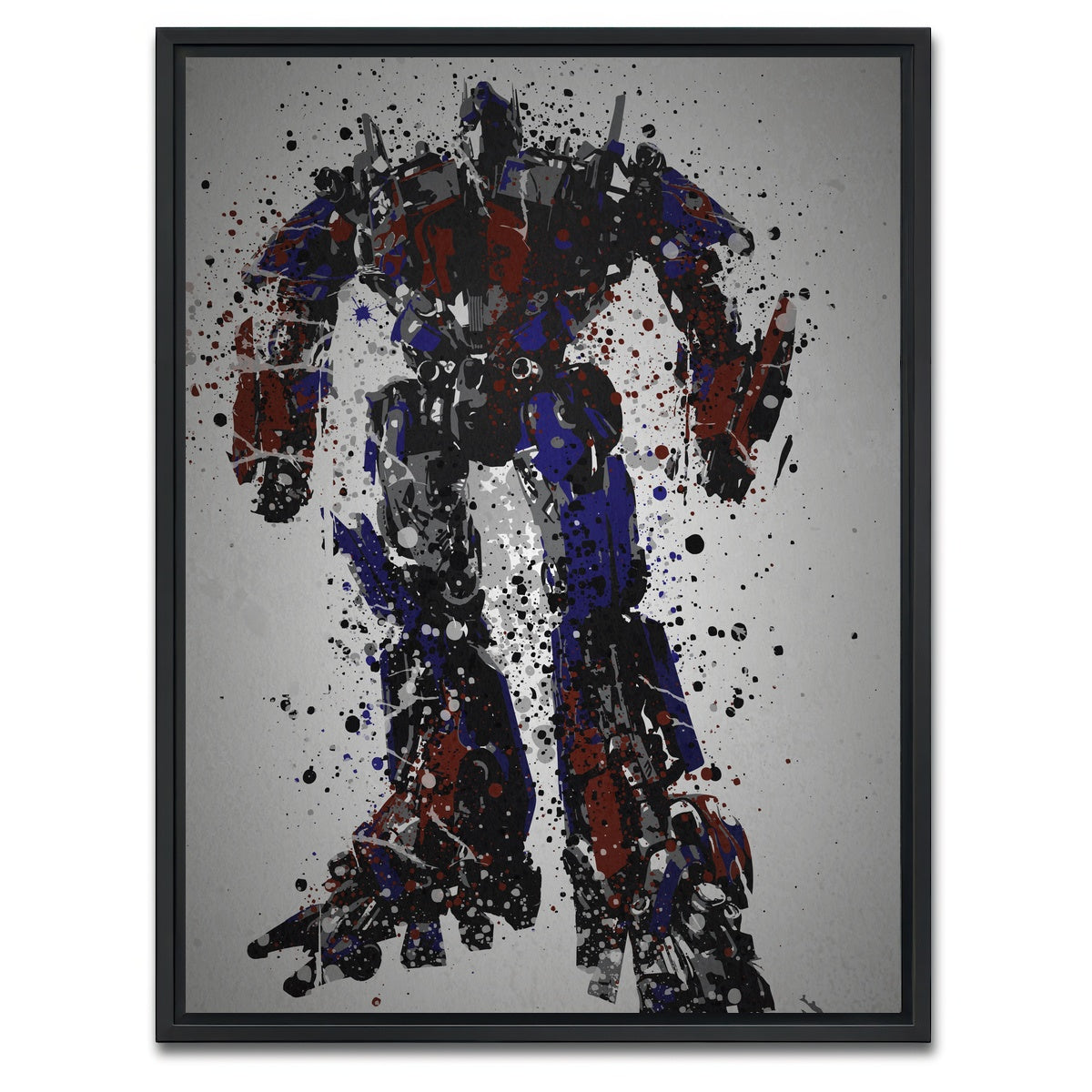 AUTO-MOCKUP WHITE | Optimus Prime | 1 Piece | Black Framed Canvas | group=3x4