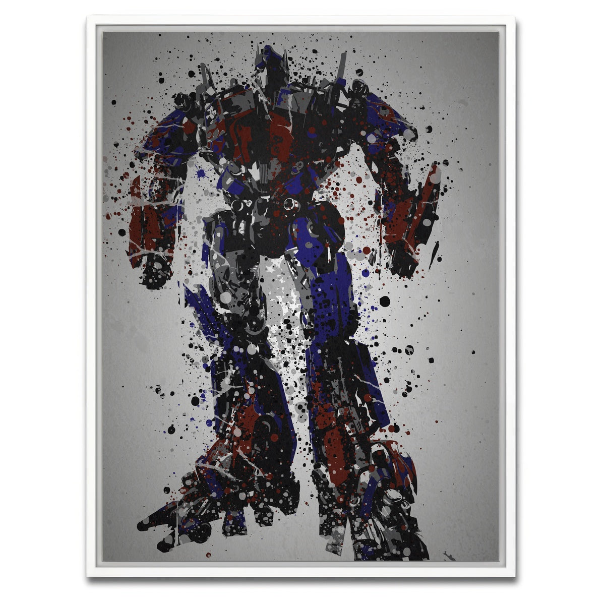 AUTO-MOCKUP WHITE | Optimus Prime | 1 Piece | White Framed Canvas | group=3x4