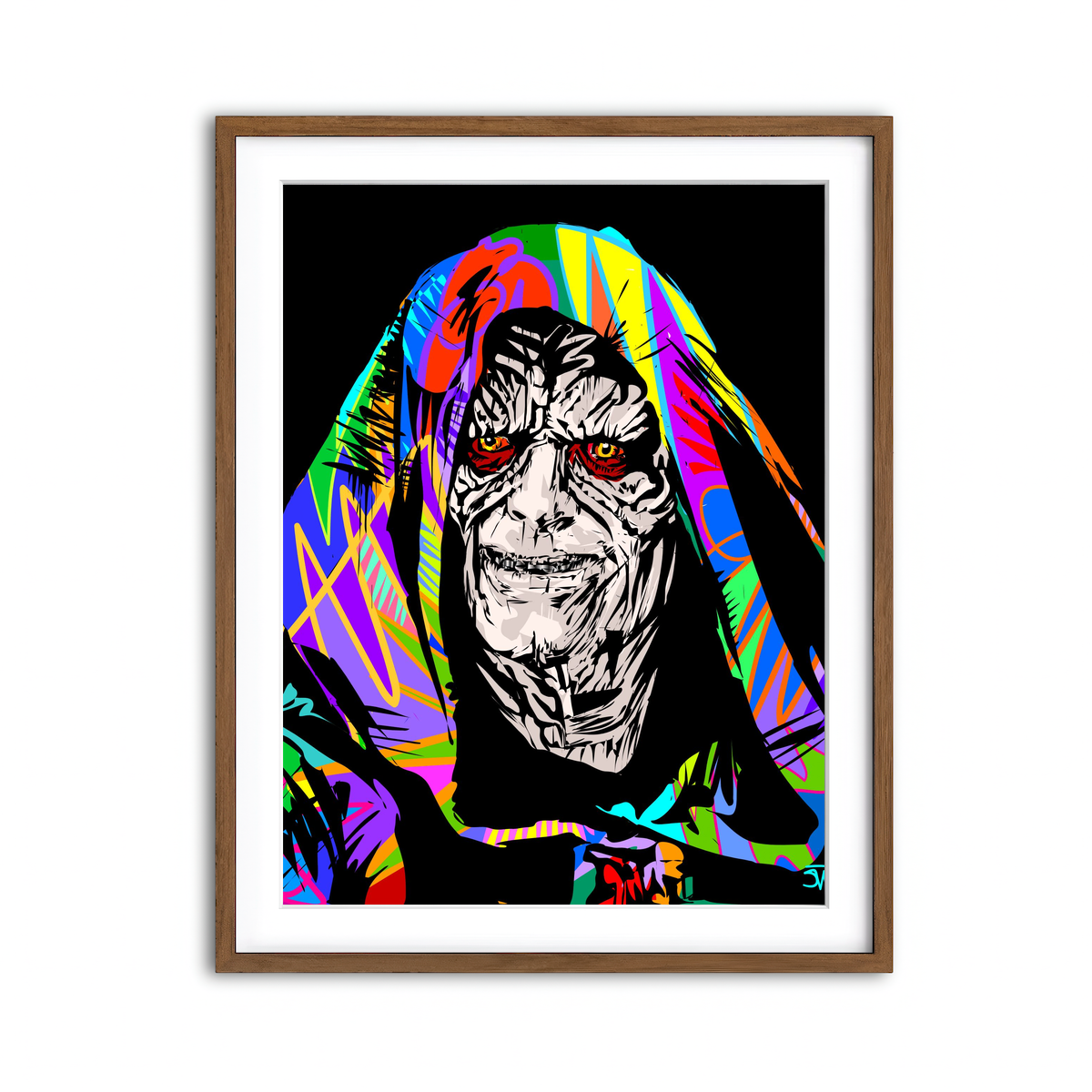 Framed Print 3x4 Walnut