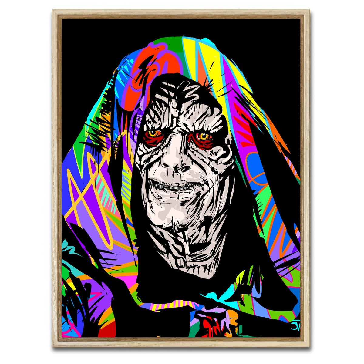 AUTO-MOCKUP WHITE | Palpatine | 1 Piece | Natural Framed Canvas | group=3x4