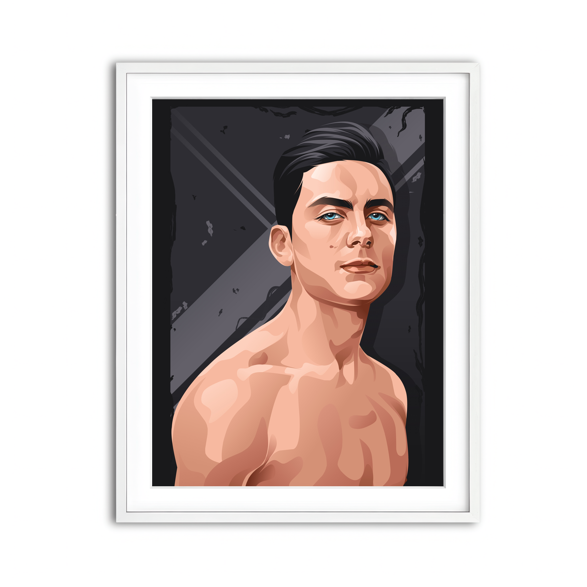 Framed Print 3x4 White