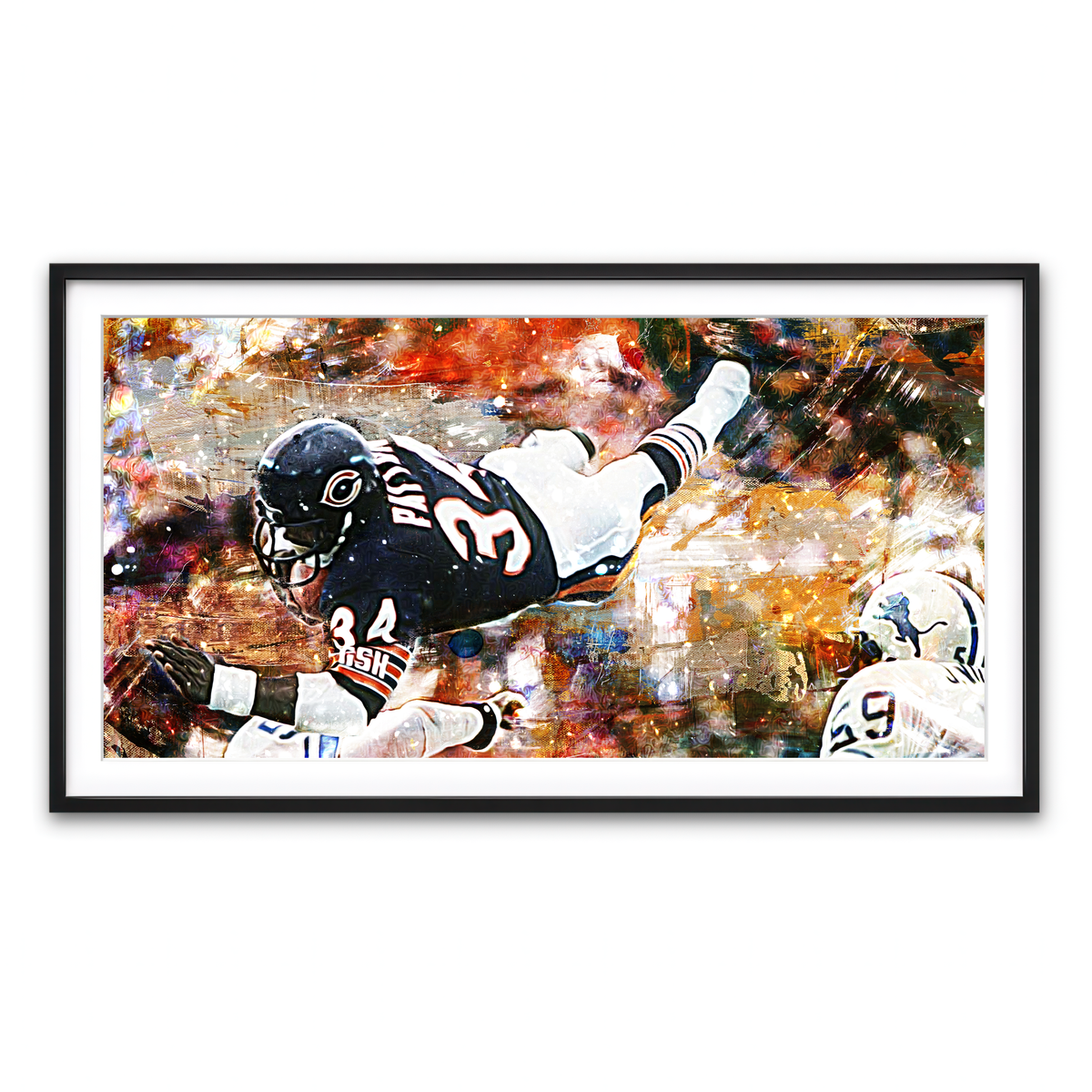 Framed Print 2x1 Black