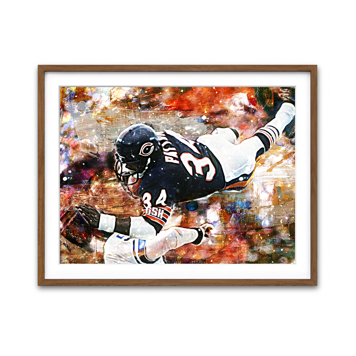 Framed Print 4x3 Walnut