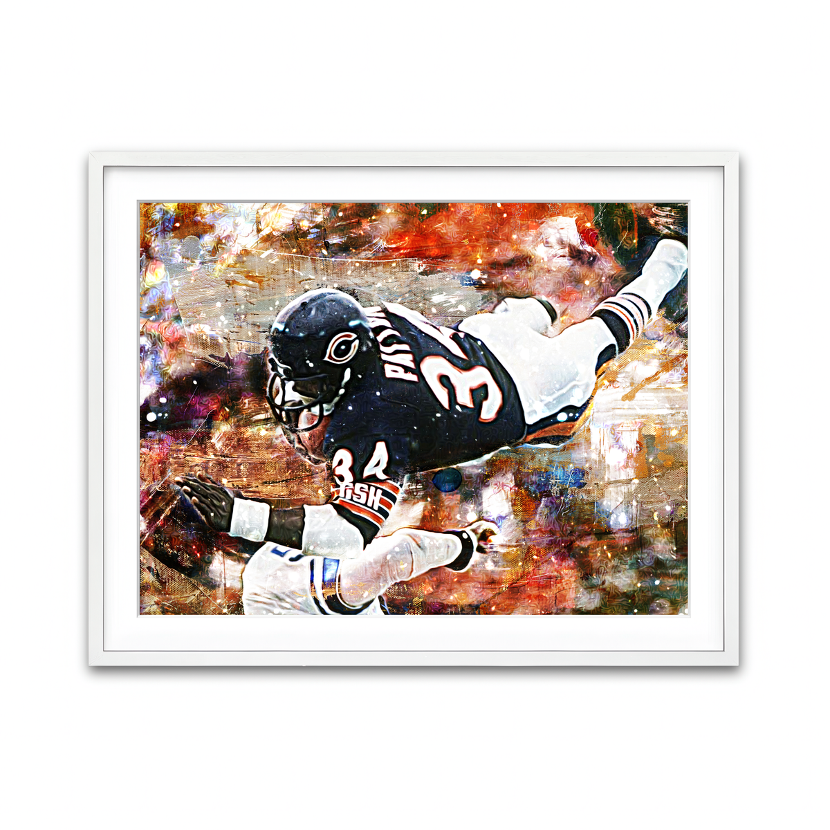 Framed Print 4x3 White