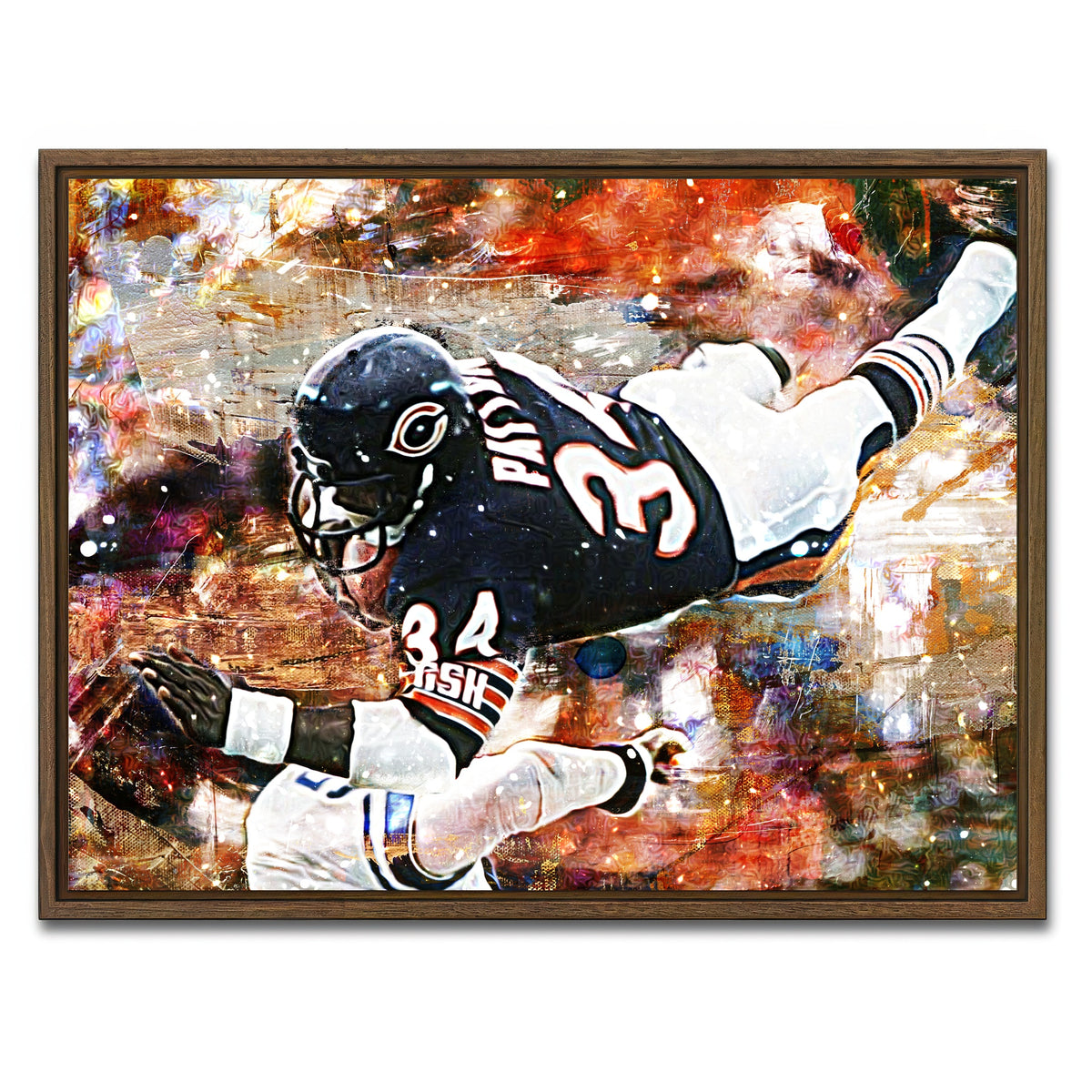 AUTO-MOCKUP WHITE | Payton | 1 Piece | Walnut Frame | group=4x3