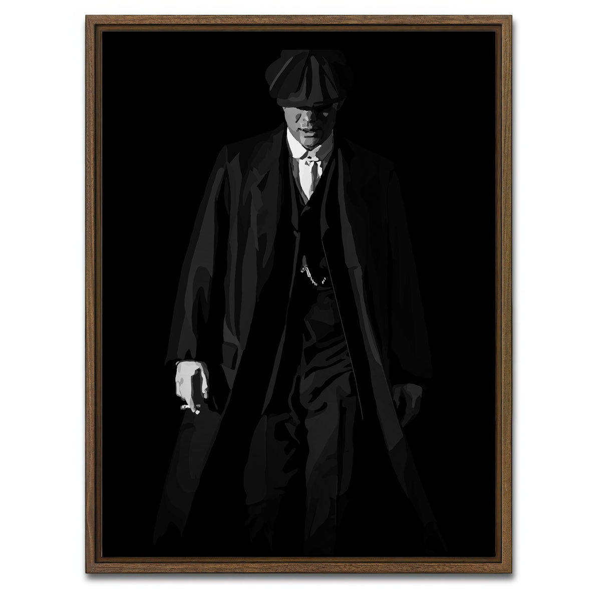 AUTO-MOCKUP WHITE | Peaky | 1 Piece | Walnut Framed Canvas | group=3x4