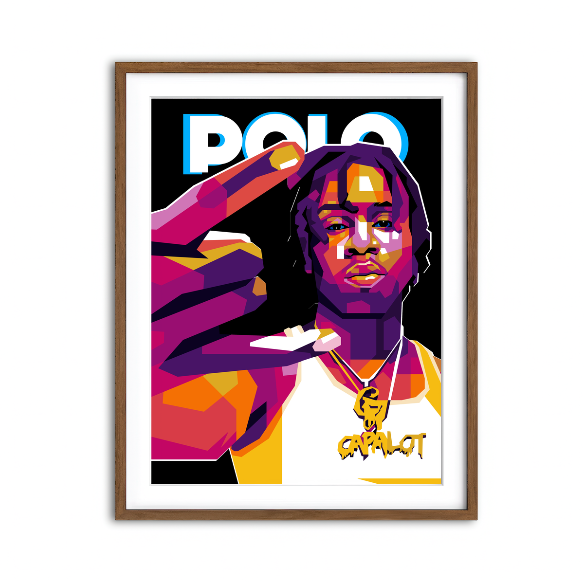 Framed Print 3x4 Walnut