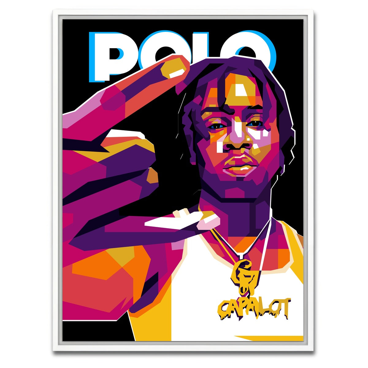 AUTO-MOCKUP WHITE | Polo | 1 Piece | White Framed Canvas | group=3x4