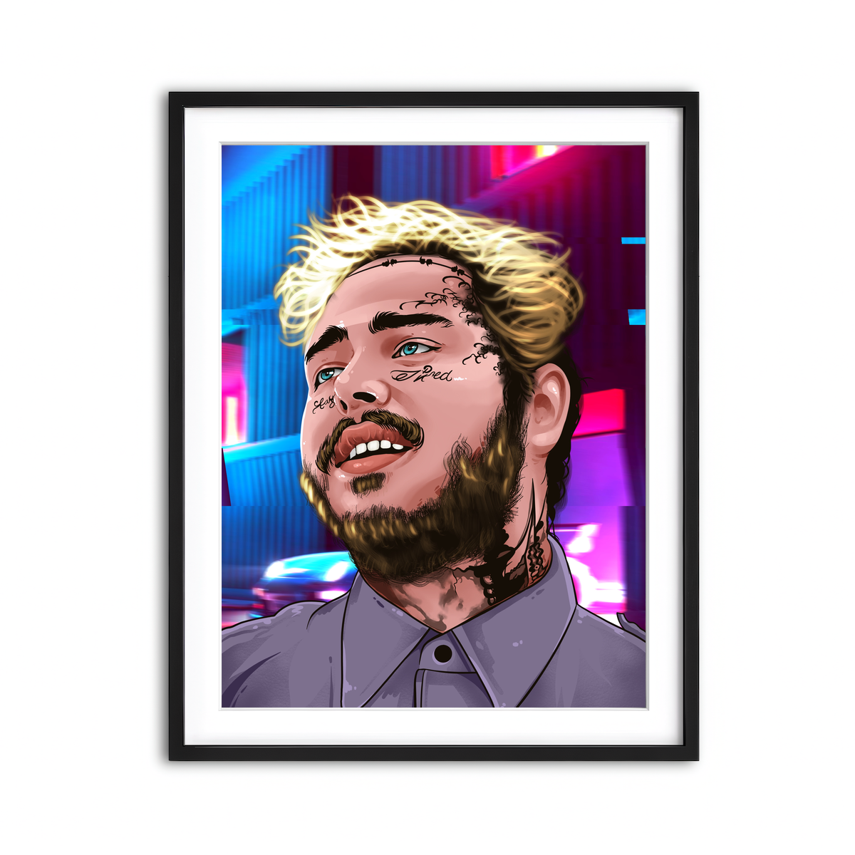 Framed Print 3x4 Black