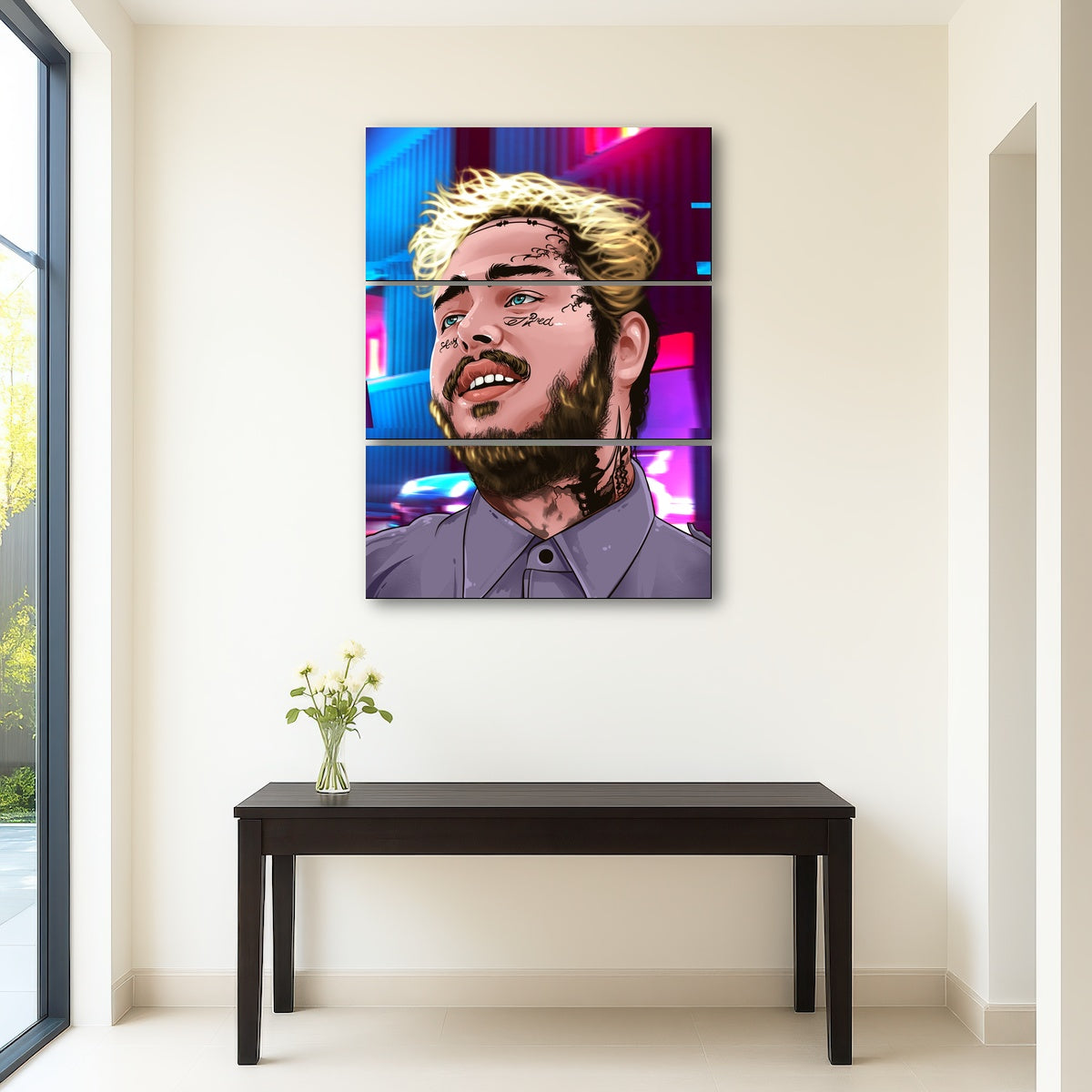 AUTO-MOCKUP ROOM | Post Malone Retro