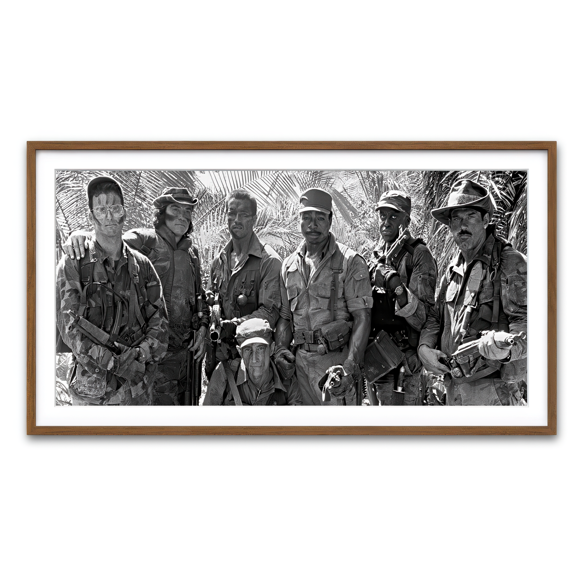 Framed Print 2x1 Walnut