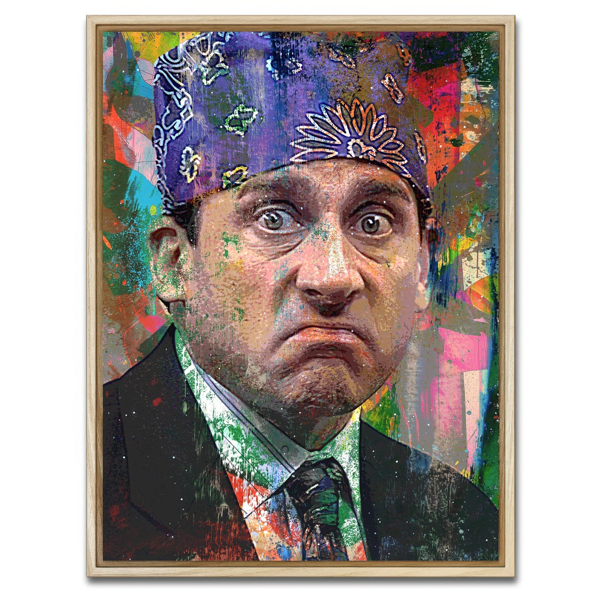 AUTO-MOCKUP WHITE | Prison Mike | 1 Piece | Natural Framed Canvas | group=3x4