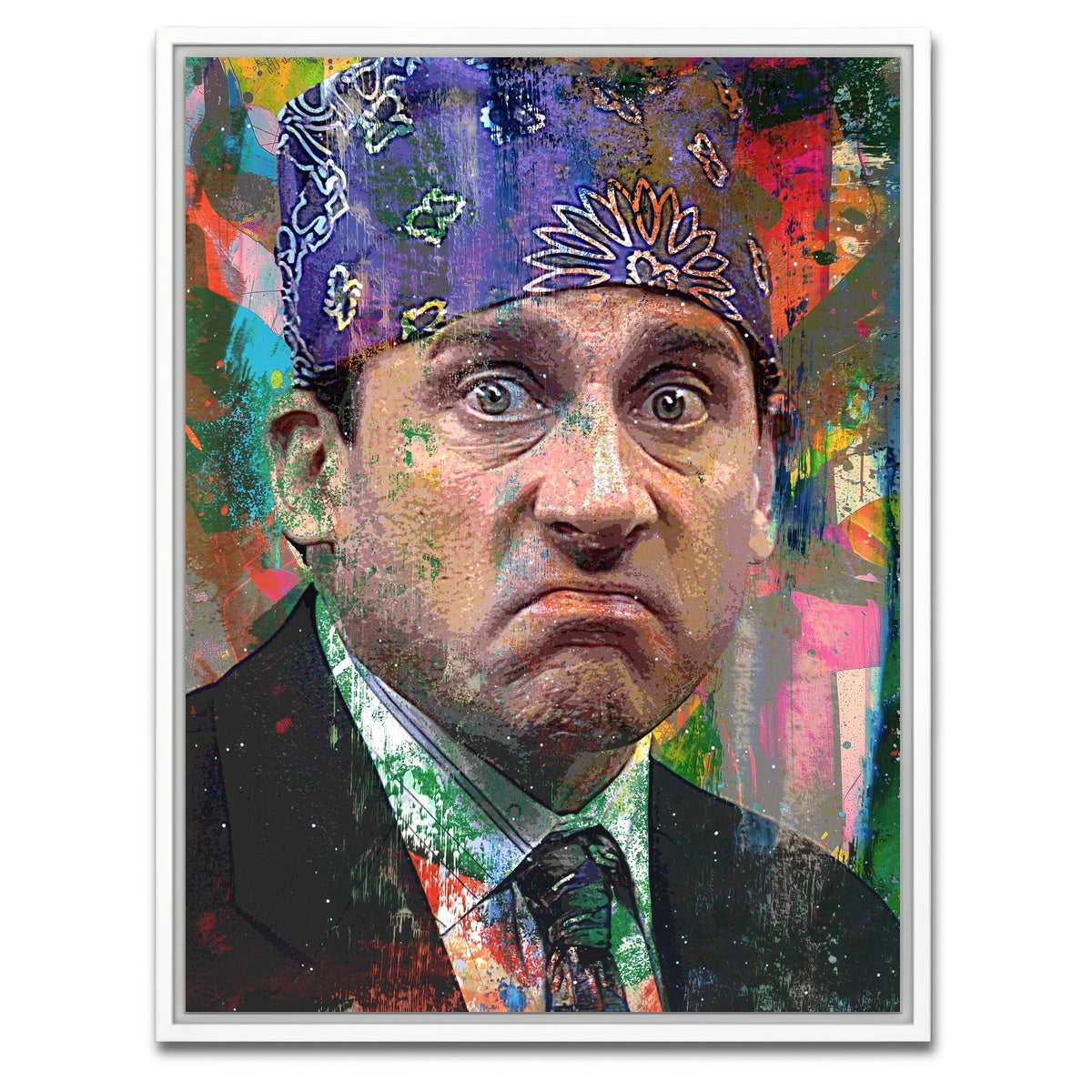 AUTO-MOCKUP WHITE | Prison Mike | 1 Piece | White Framed Canvas | group=3x4