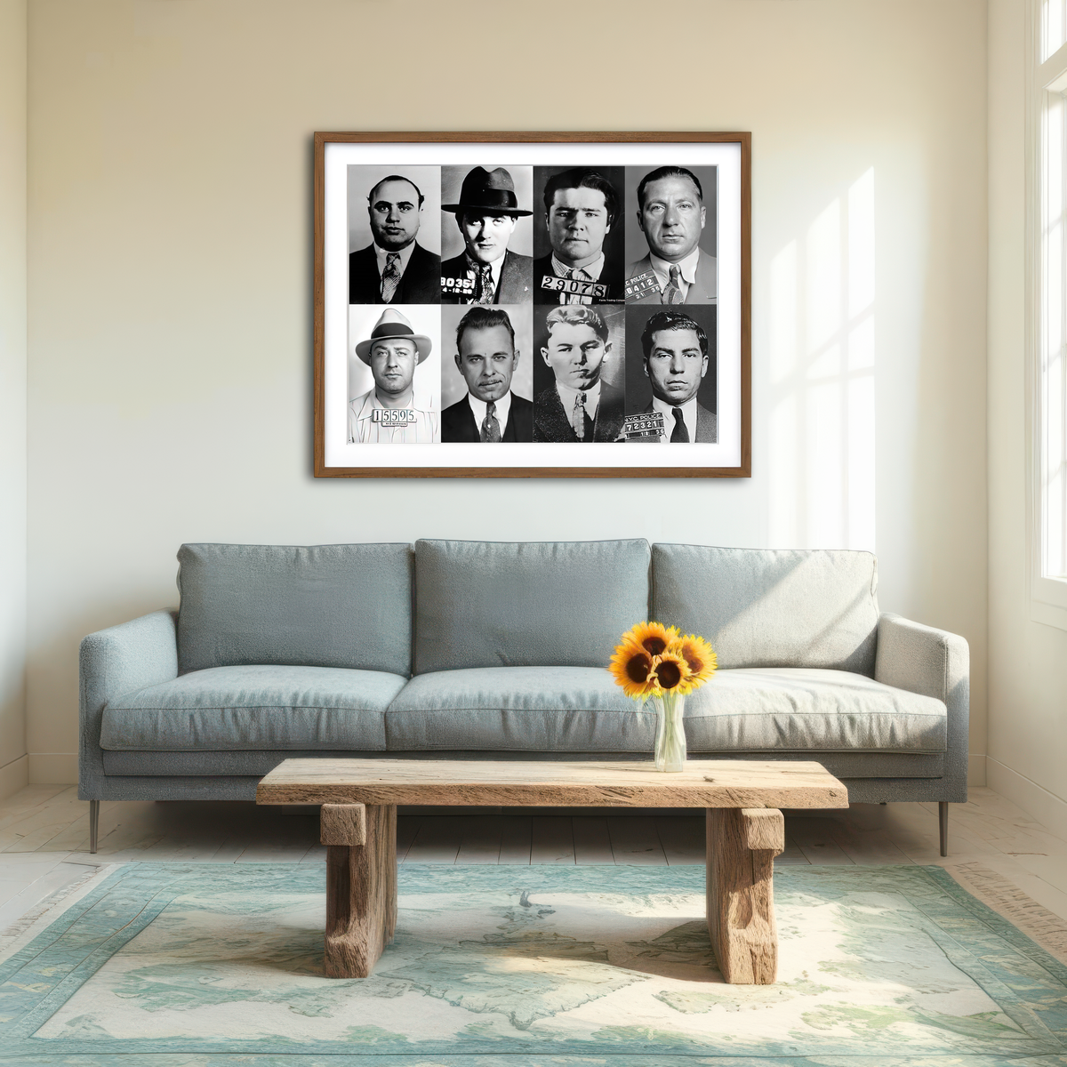 AUTO-MOCKUP ROOM | Public Enemies Wall Art