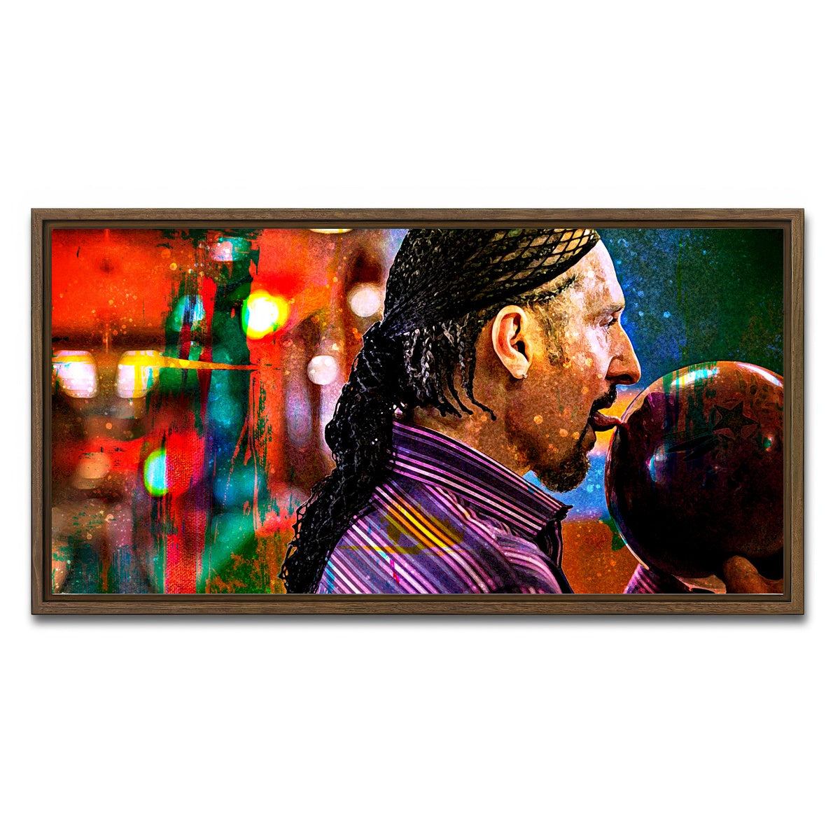 AUTO-MOCKUP WHITE | Quintana | 1 Piece | Walnut Framed Canvas | group=2x1