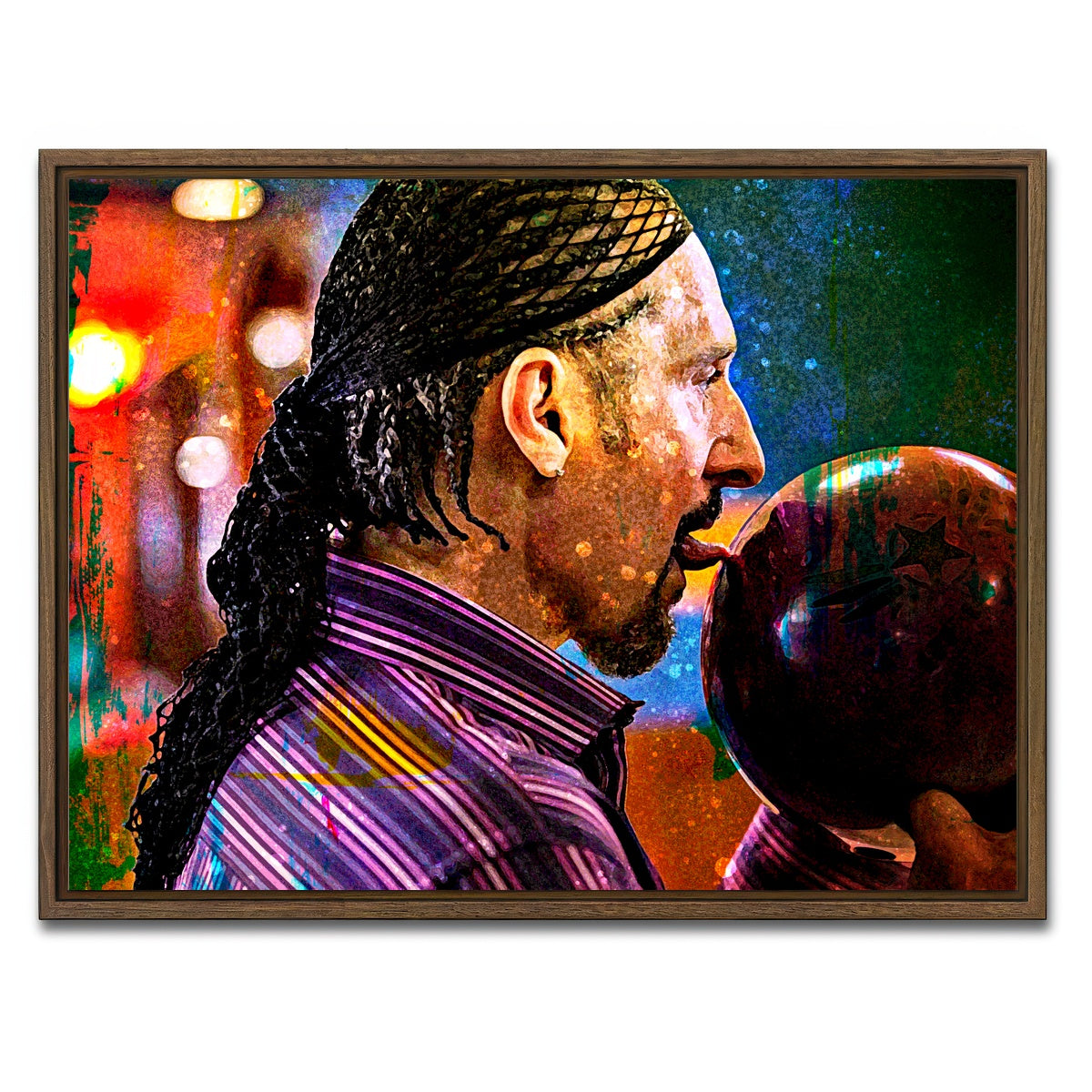 AUTO-MOCKUP WHITE | Quintana | 1 Piece | Walnut Framed Canvas | group=4x3