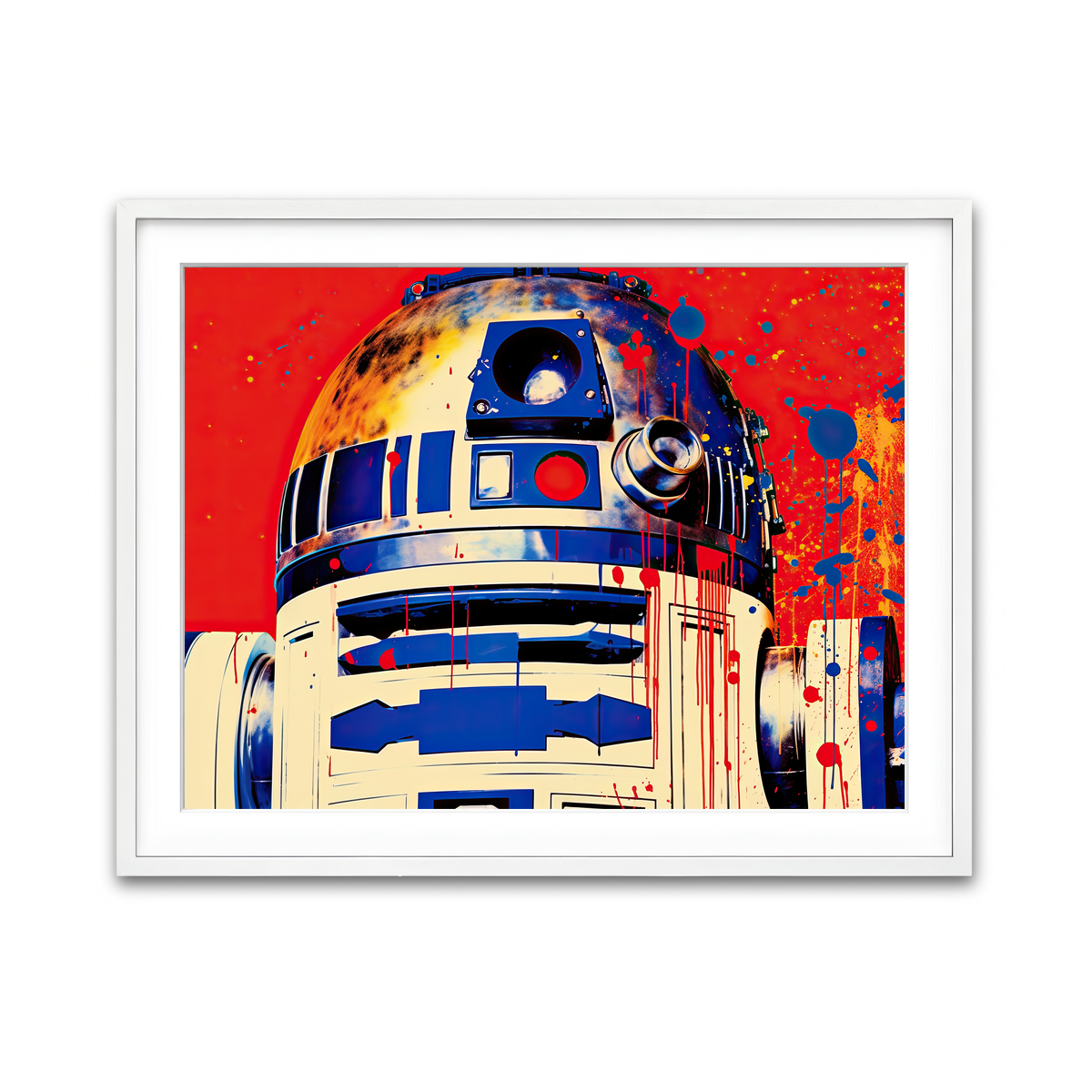 Framed Print 4x3 White