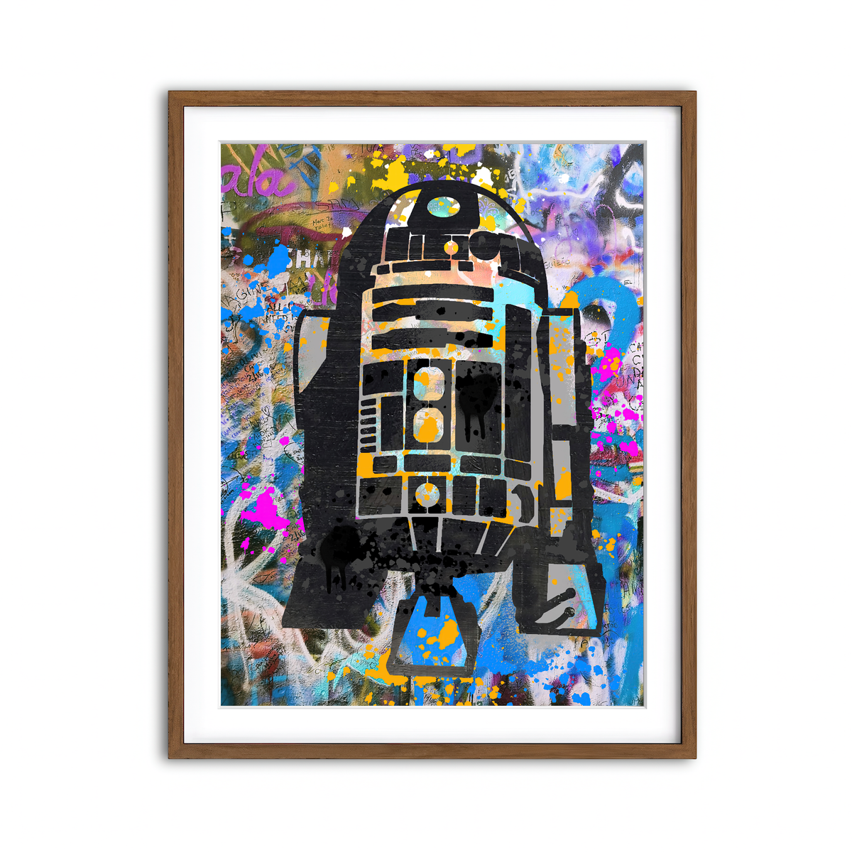 Framed Print 3x4 Walnut