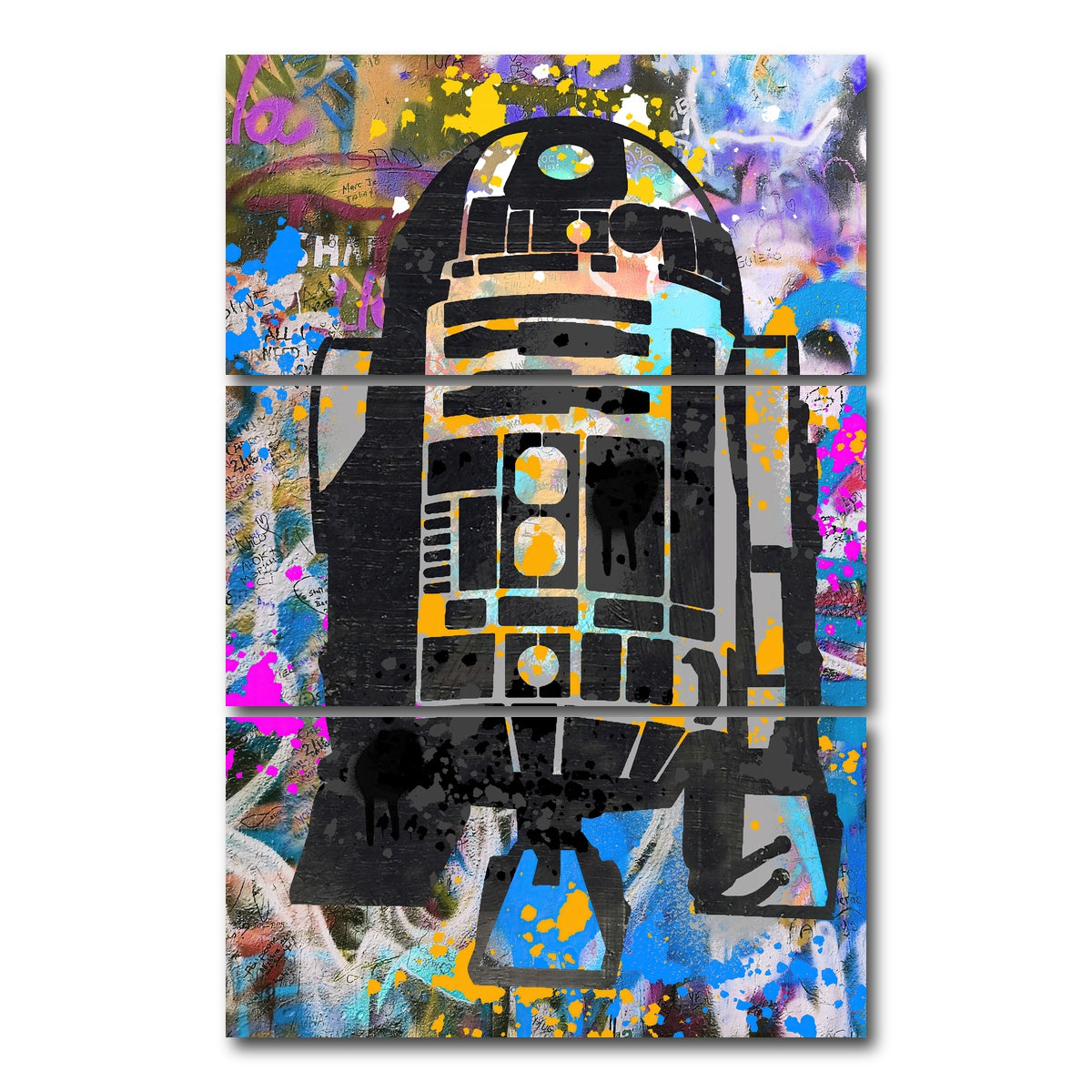 AUTO-MOCKUP WHITE | R2D2 | 3 Piece | Gallery Wrap Canvas | group=12x24_stacked