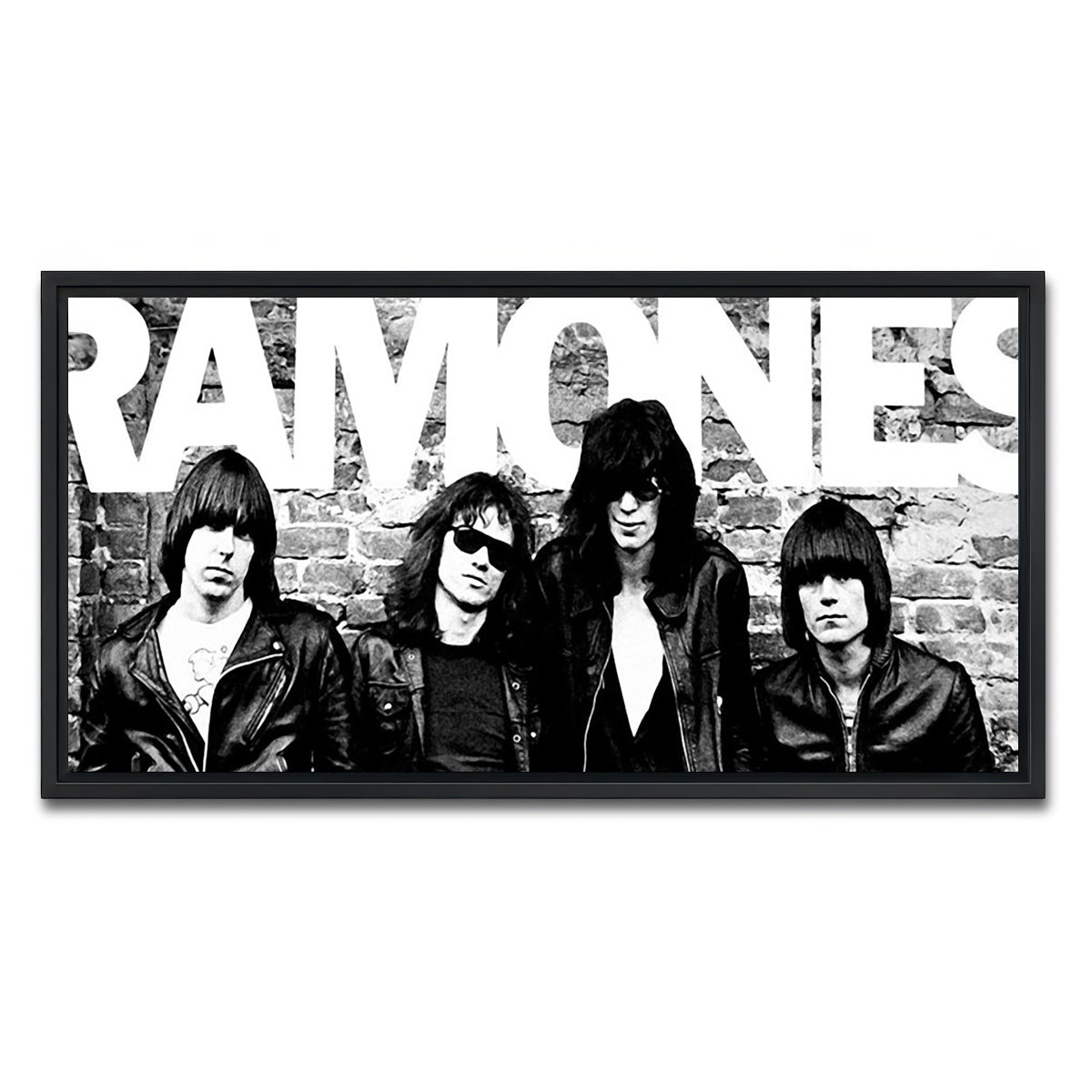 AUTO-MOCKUP WHITE | RAMONES | 1 Piece | Black Framed Canvas | group=2x1