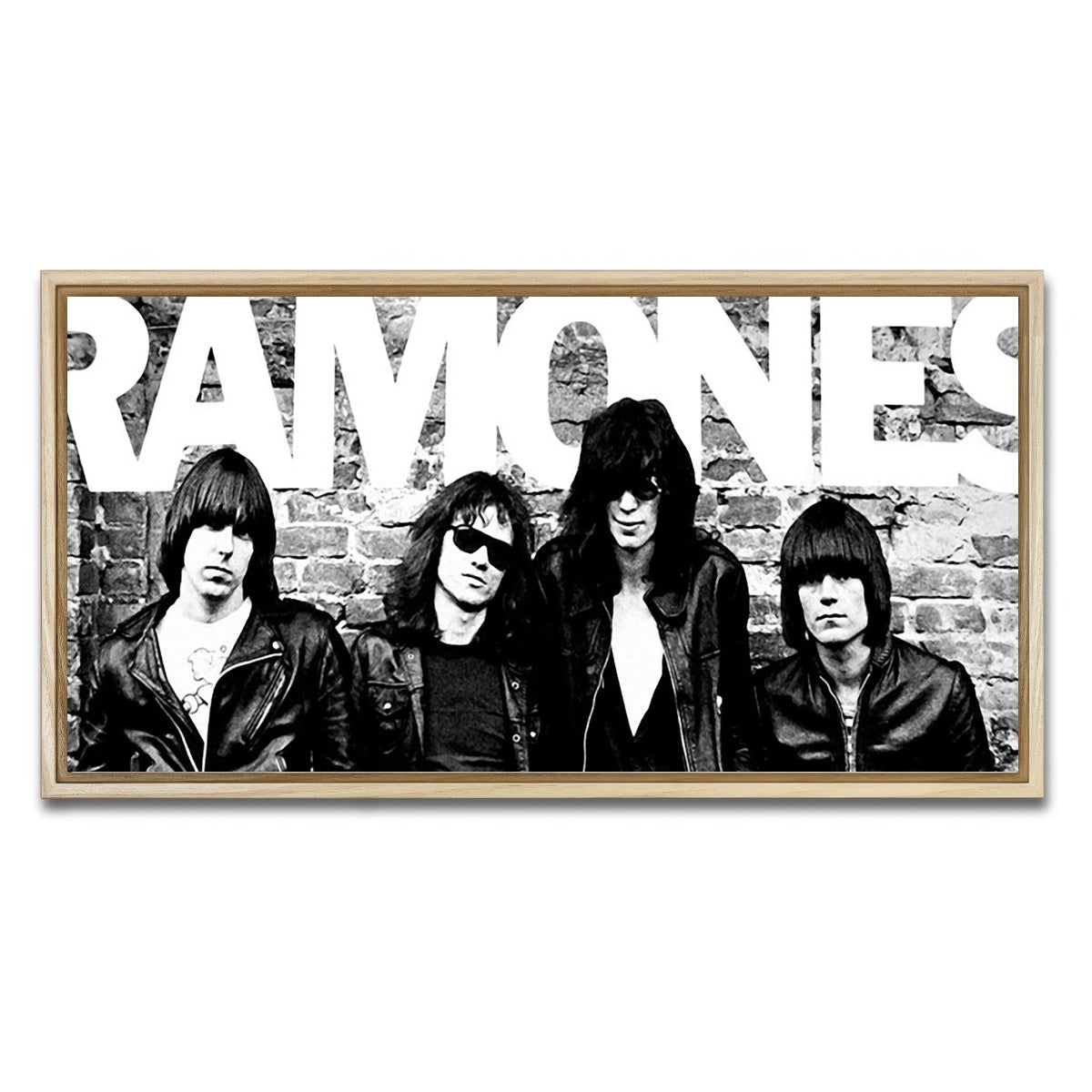 AUTO-MOCKUP WHITE | RAMONES | 1 Piece | Natural Framed Canvas | group=2x1