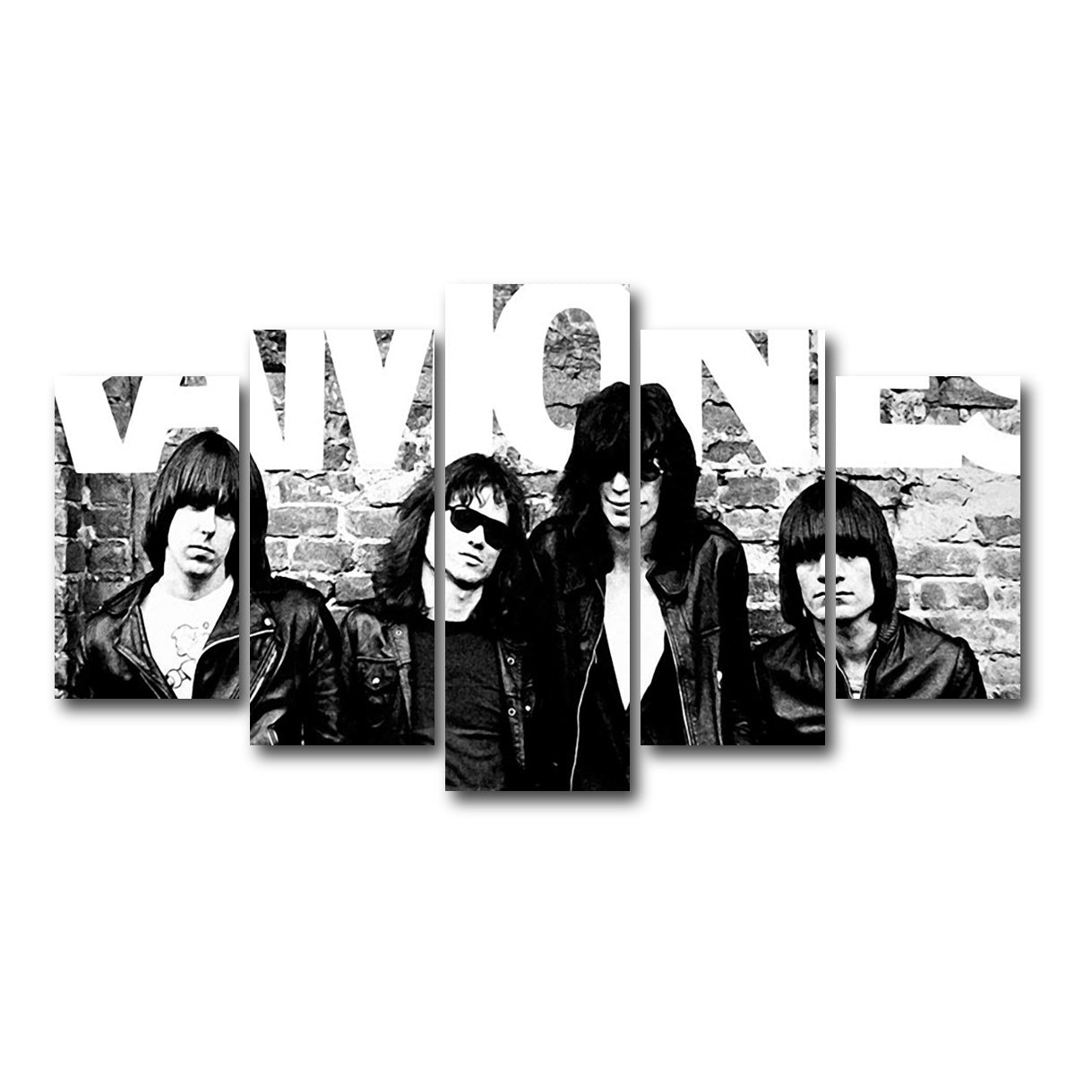 AUTO-MOCKUP WHITE | RAMONES | 5 Piece | Gallery Wrap Canvas | group=5_normal