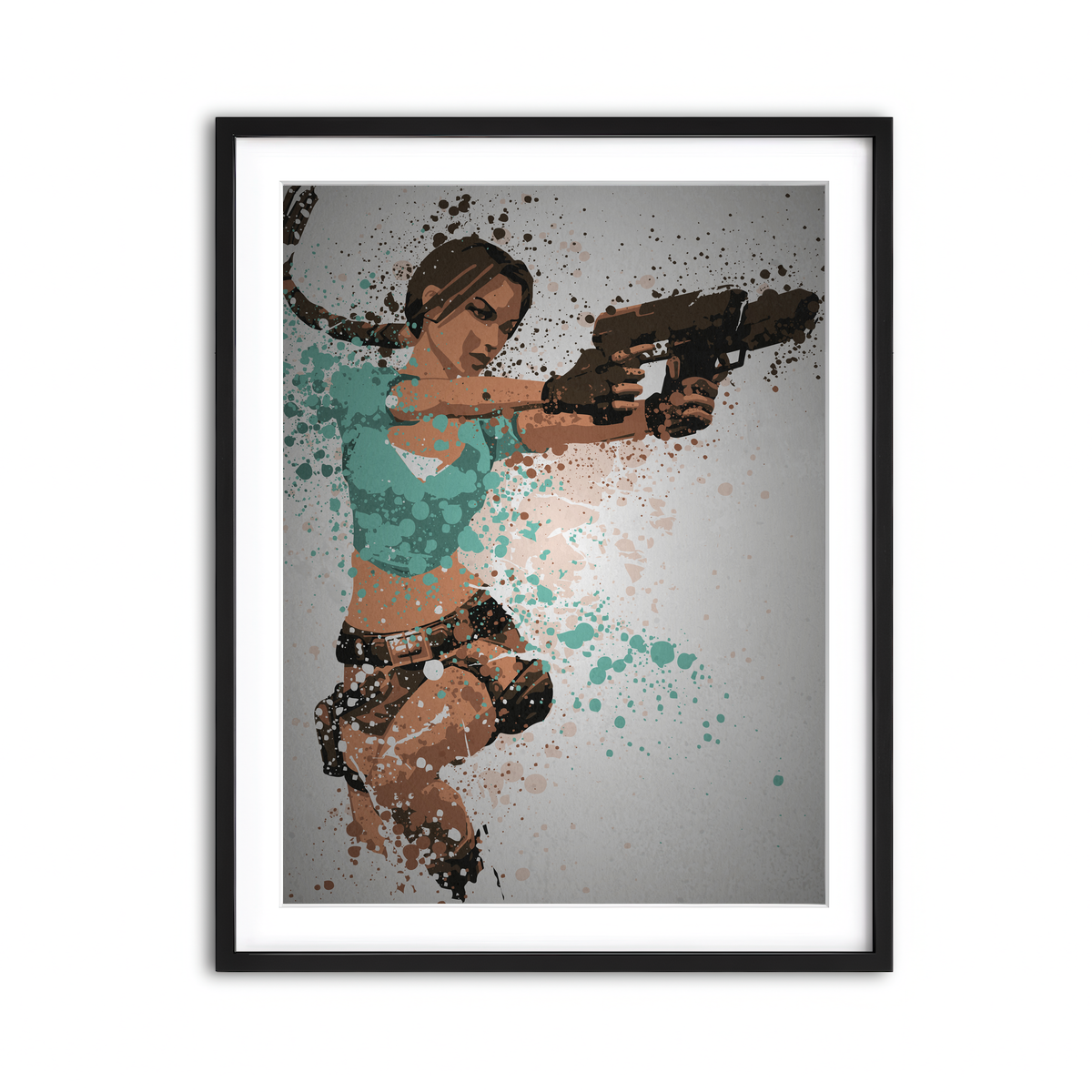 Framed Print 3x4 Black