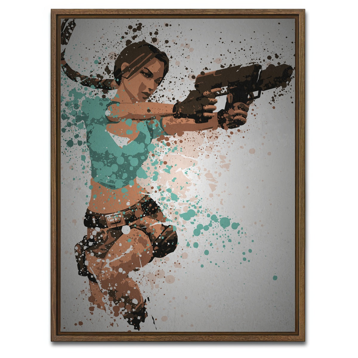 AUTO-MOCKUP WHITE | Raider | 1 Piece | Walnut Framed Canvas | group=3x4