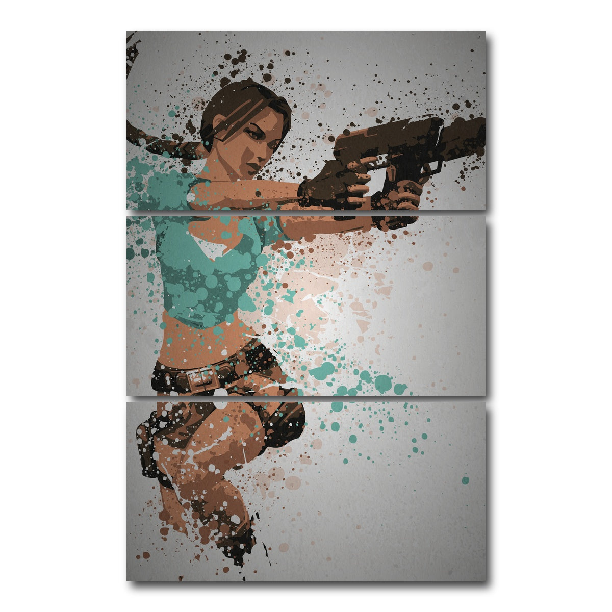 AUTO-MOCKUP WHITE | Raider | 3 Piece | Gallery Wrap Canvas | group=12x24_stacked