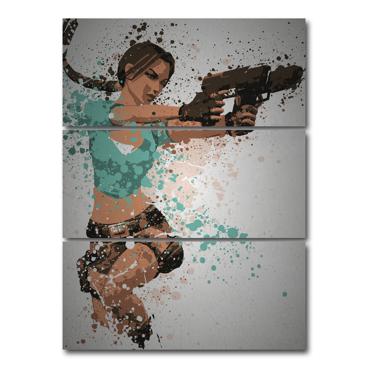 AUTO-MOCKUP WHITE | Raider | 3 Piece | Gallery Wrap Canvas | group=8x18_stacked