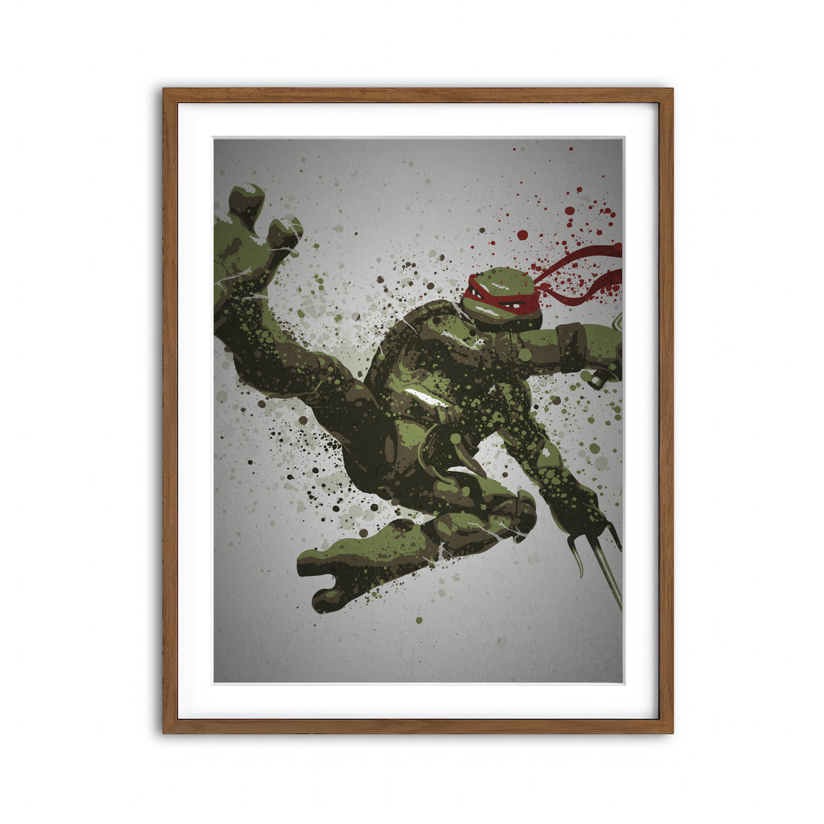 Framed Print 3x4 Walnut