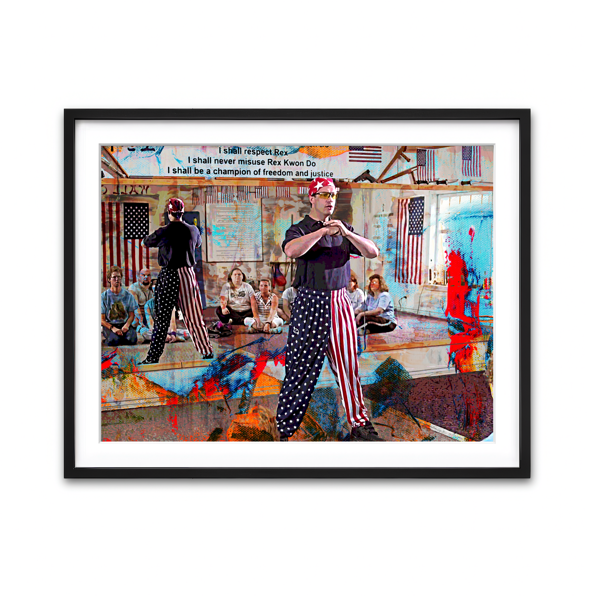 Framed Print 4x3 Black