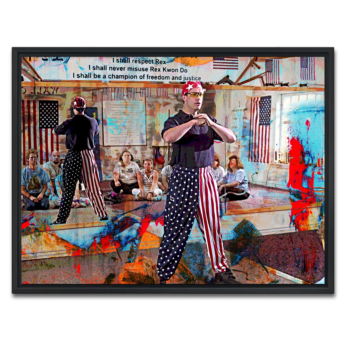 AUTO-MOCKUP WHITE | Rex Kwon Do | 1 Piece | Black Framed Canvas | group=4x3