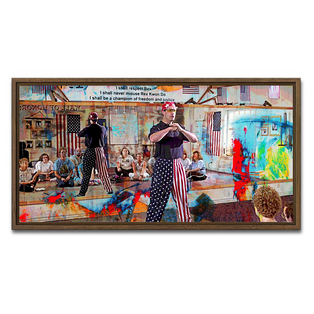 AUTO-MOCKUP WHITE | Rex Kwon Do | 1 Piece | Walnut Framed Canvas | group=2x1