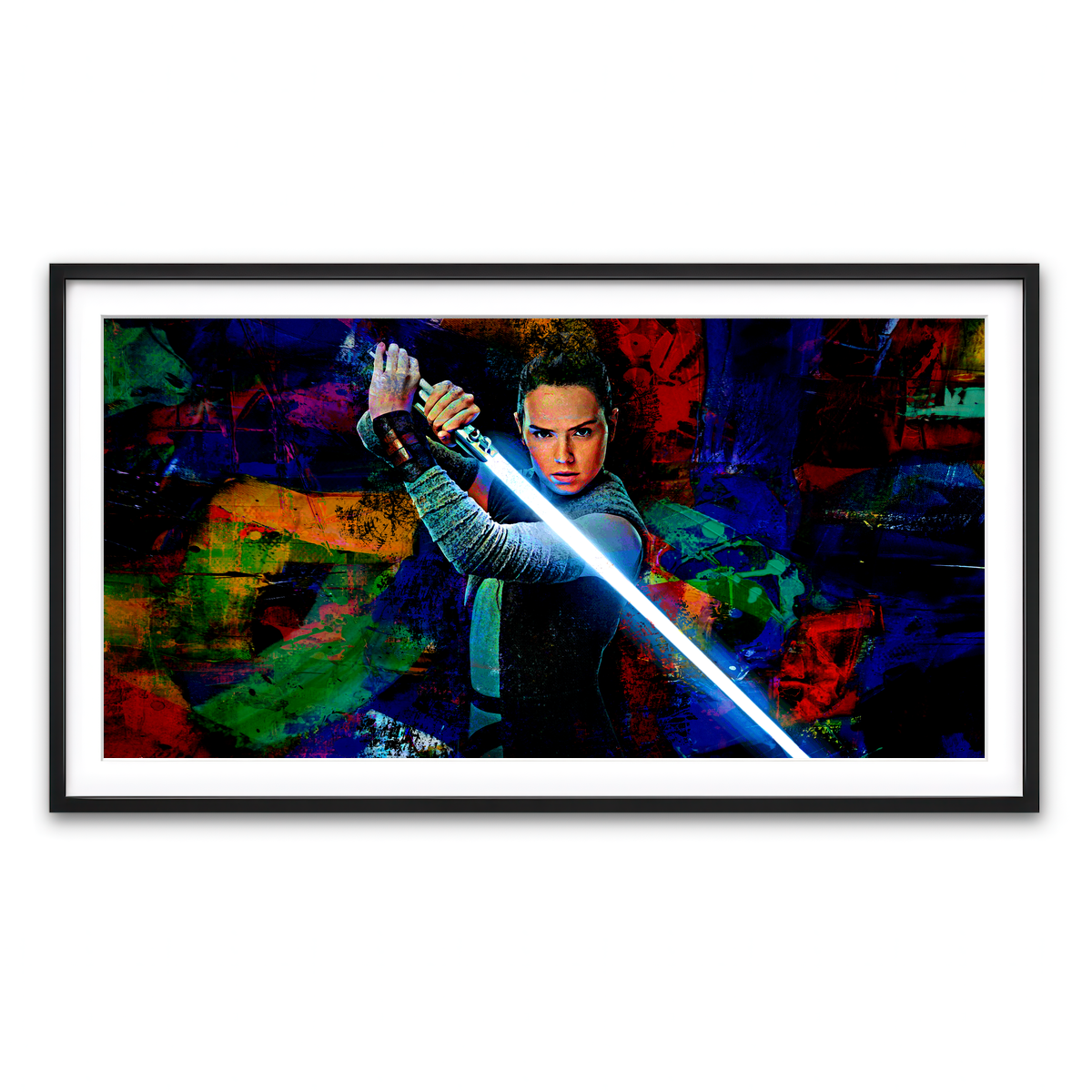 Framed Print 2x1 Black