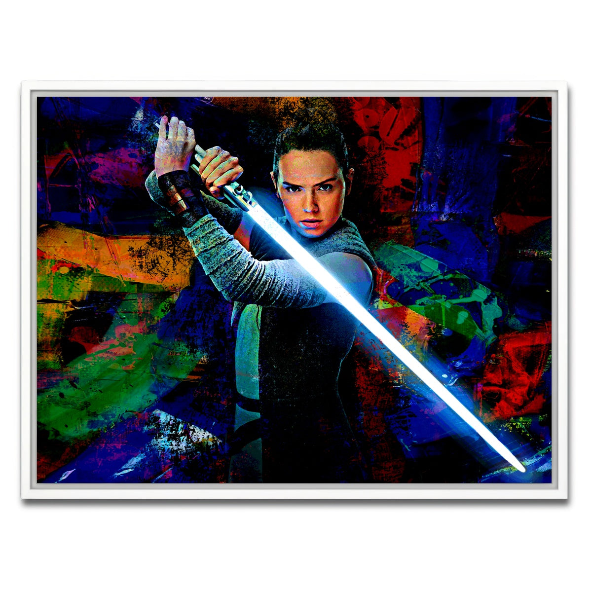 AUTO-MOCKUP WHITE | Rey | 1 Piece | White Framed Canvas | group=4x3