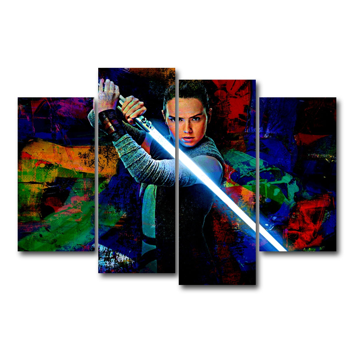 AUTO-MOCKUP WHITE | Rey | 4 Piece | Gallery Wrap Canvas | group=4_short