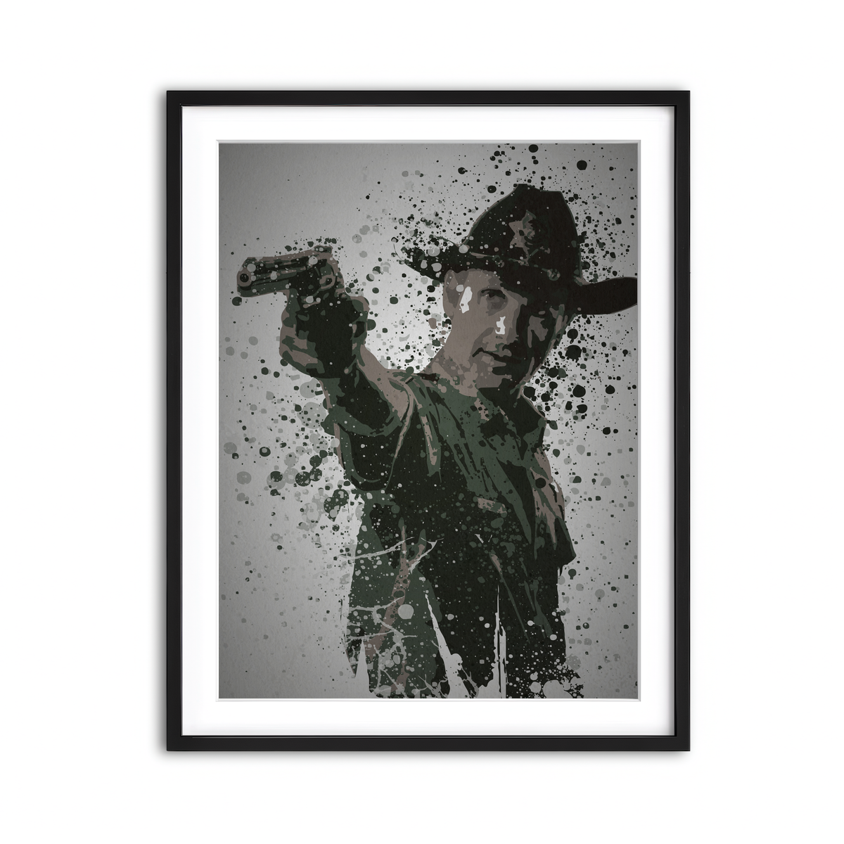 Framed Print 3x4 Black