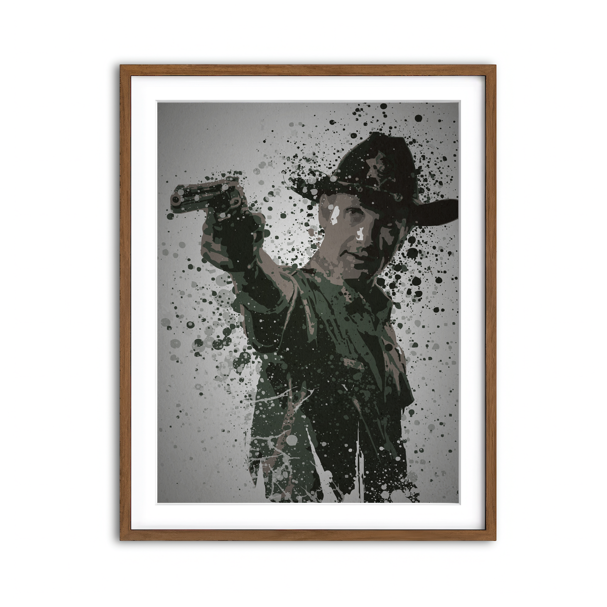 Framed Print 3x4 Walnut