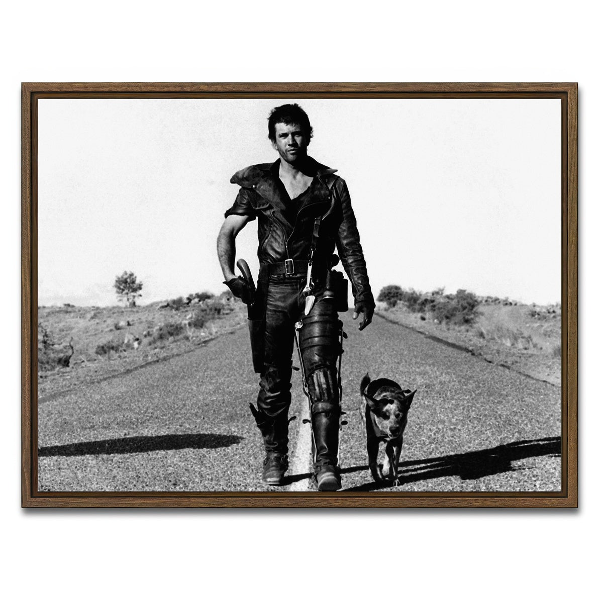 AUTO-MOCKUP WHITE | Road Warrior | 1 Piece | Walnut Framed Canvas | group=4x3
