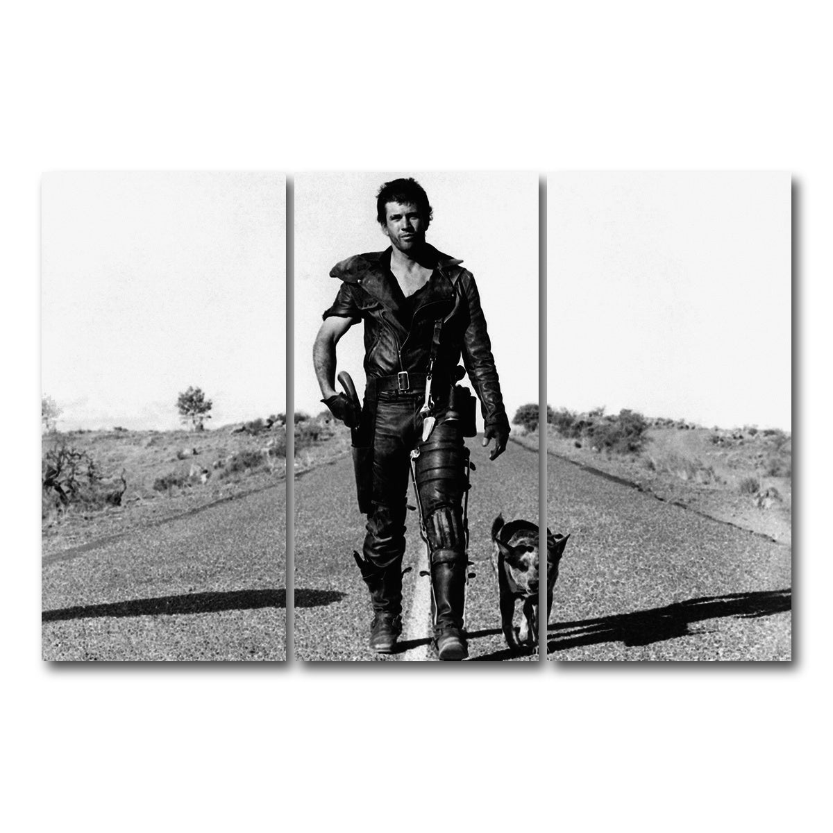 AUTO-MOCKUP WHITE | Road Warrior | 3 Piece | Gallery Wrap Canvas | group=12x24