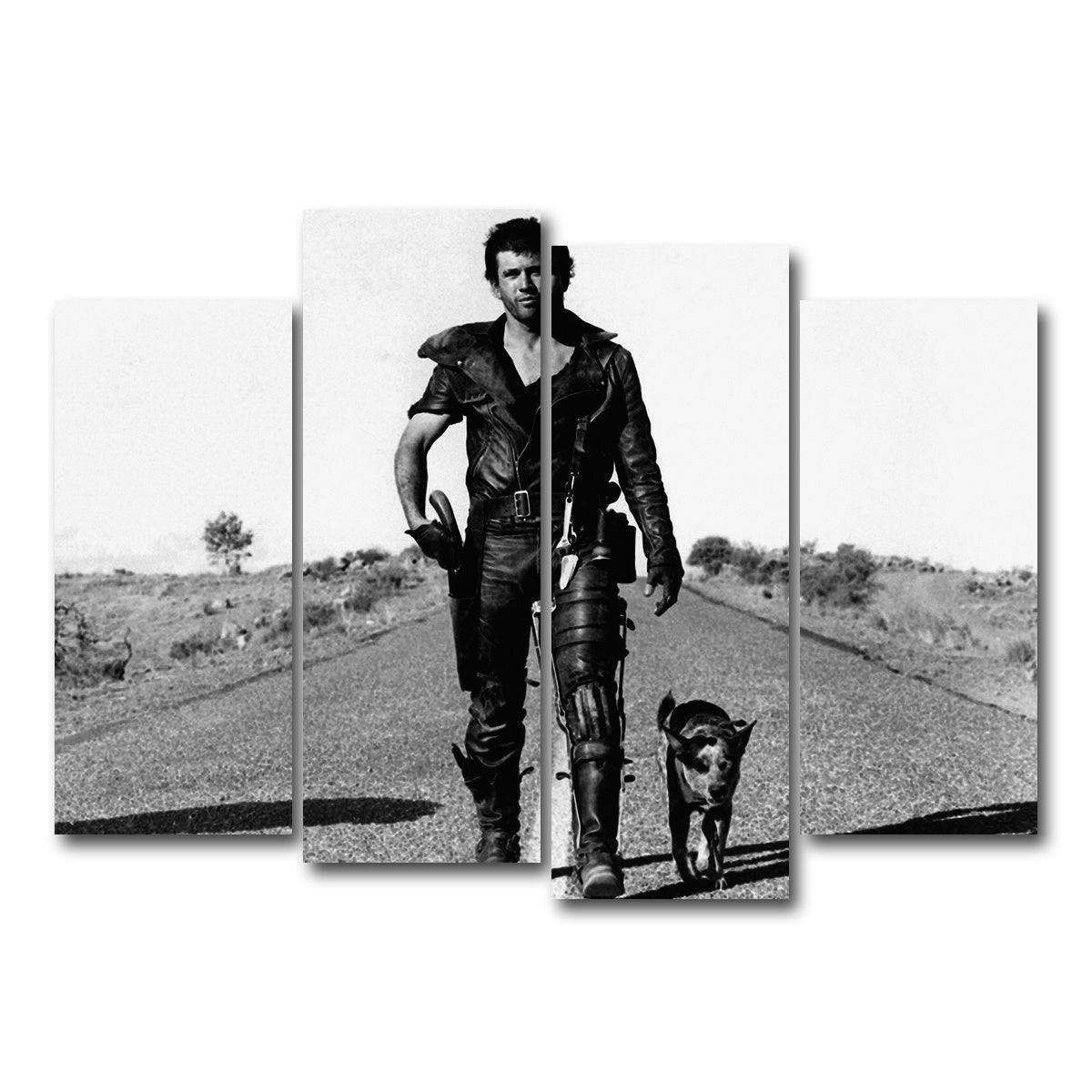 AUTO-MOCKUP WHITE | Road Warrior | 4 Piece | Gallery Wrap Canvas | group=4_normal