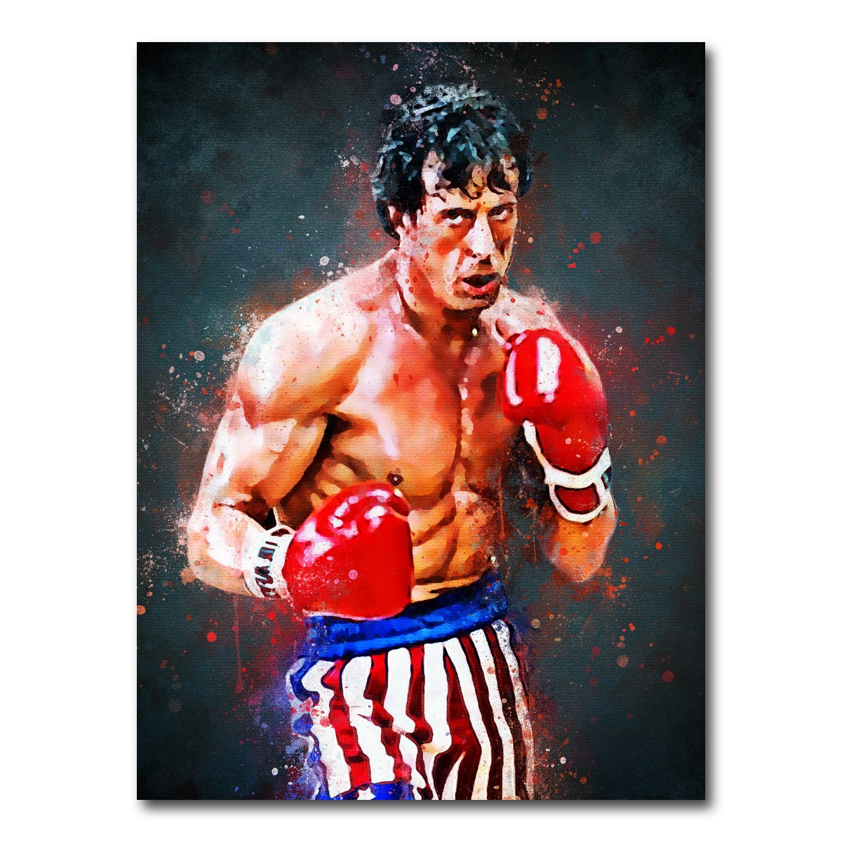 AUTO-MOCKUP WHITE | Rocky Balboa | 1 Piece | Gallery Wrap Canvas | group=3x4