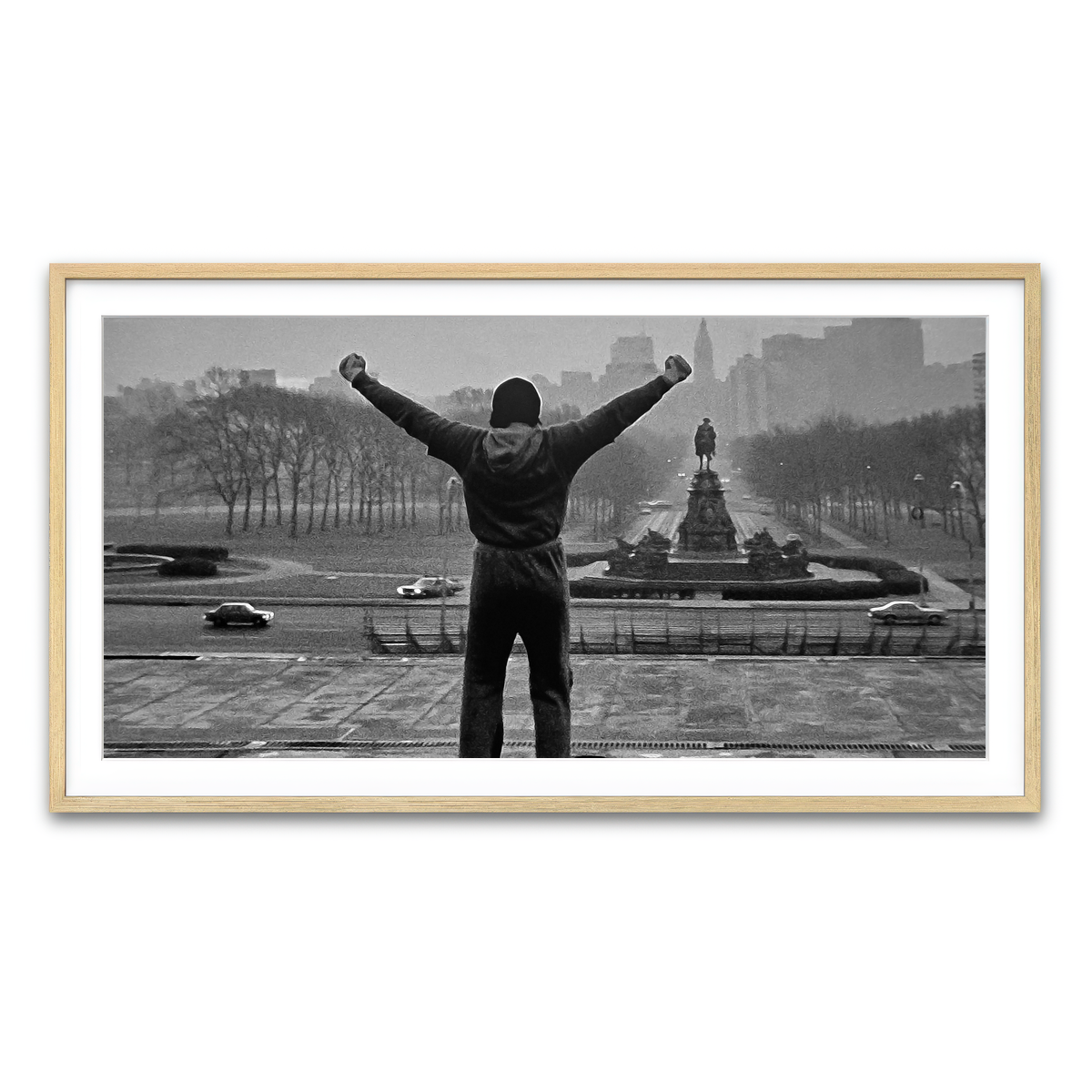 Framed Print 2x1 Natural