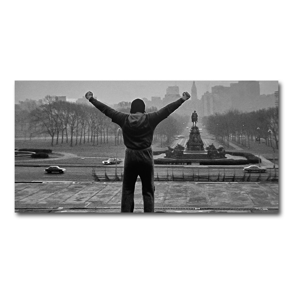 AUTO-MOCKUP WHITE | Rocky | 1 Piece | Gallery Wrap Canvas | group=2x1