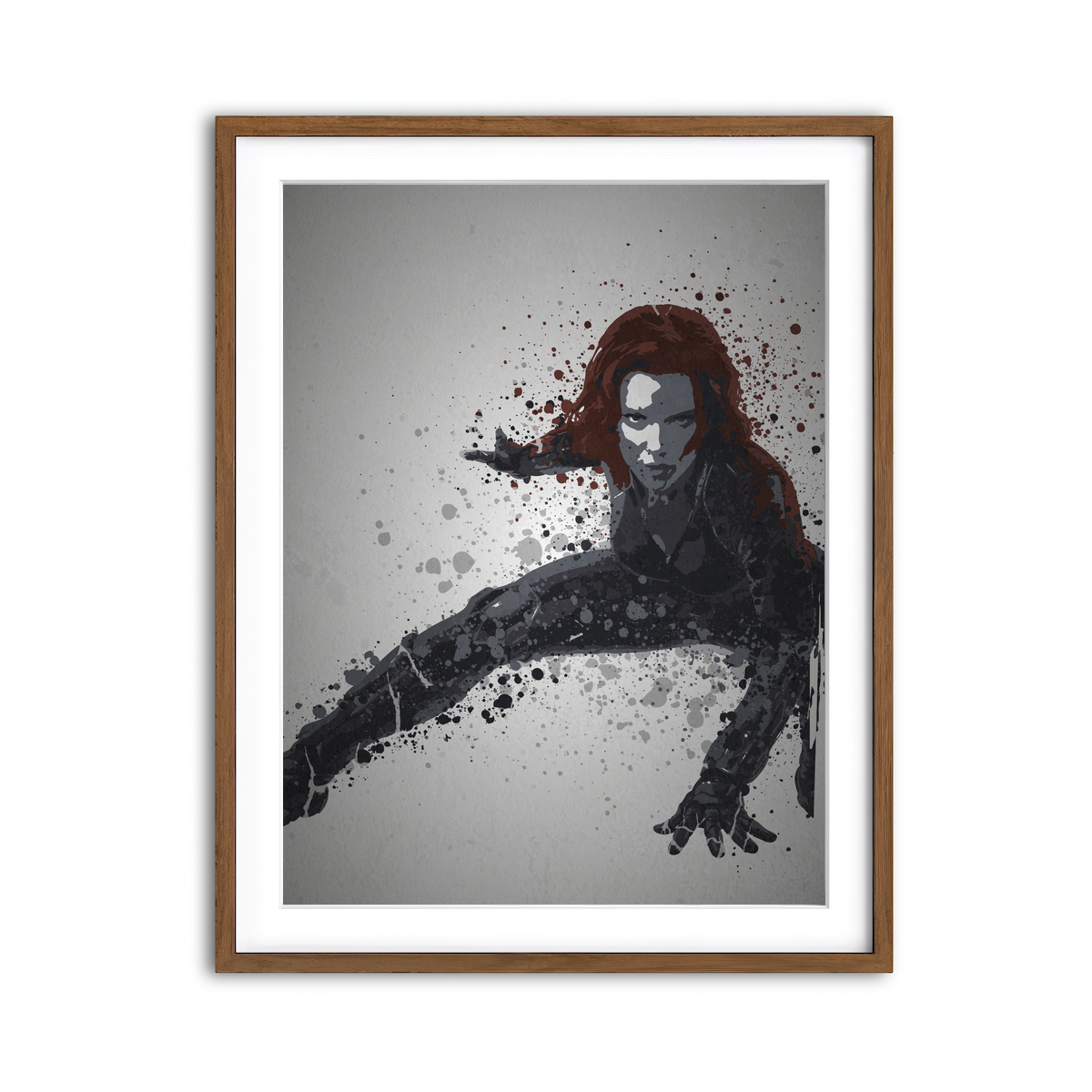 Framed Print 3x4 Walnut