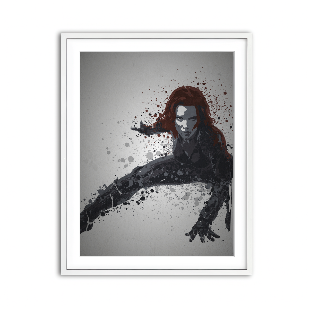 Framed Print 3x4 White